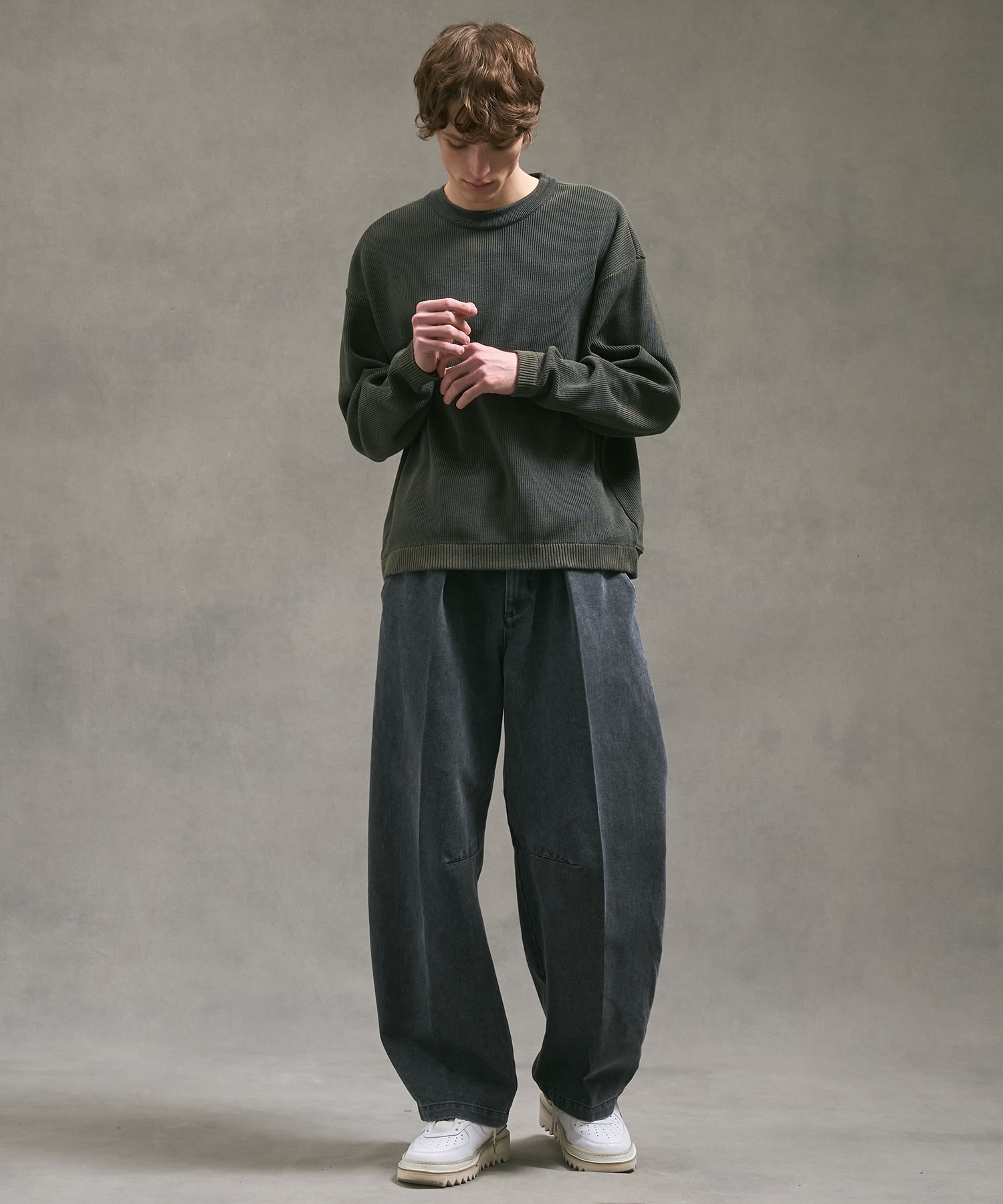 ウォッシャブルショーティニット