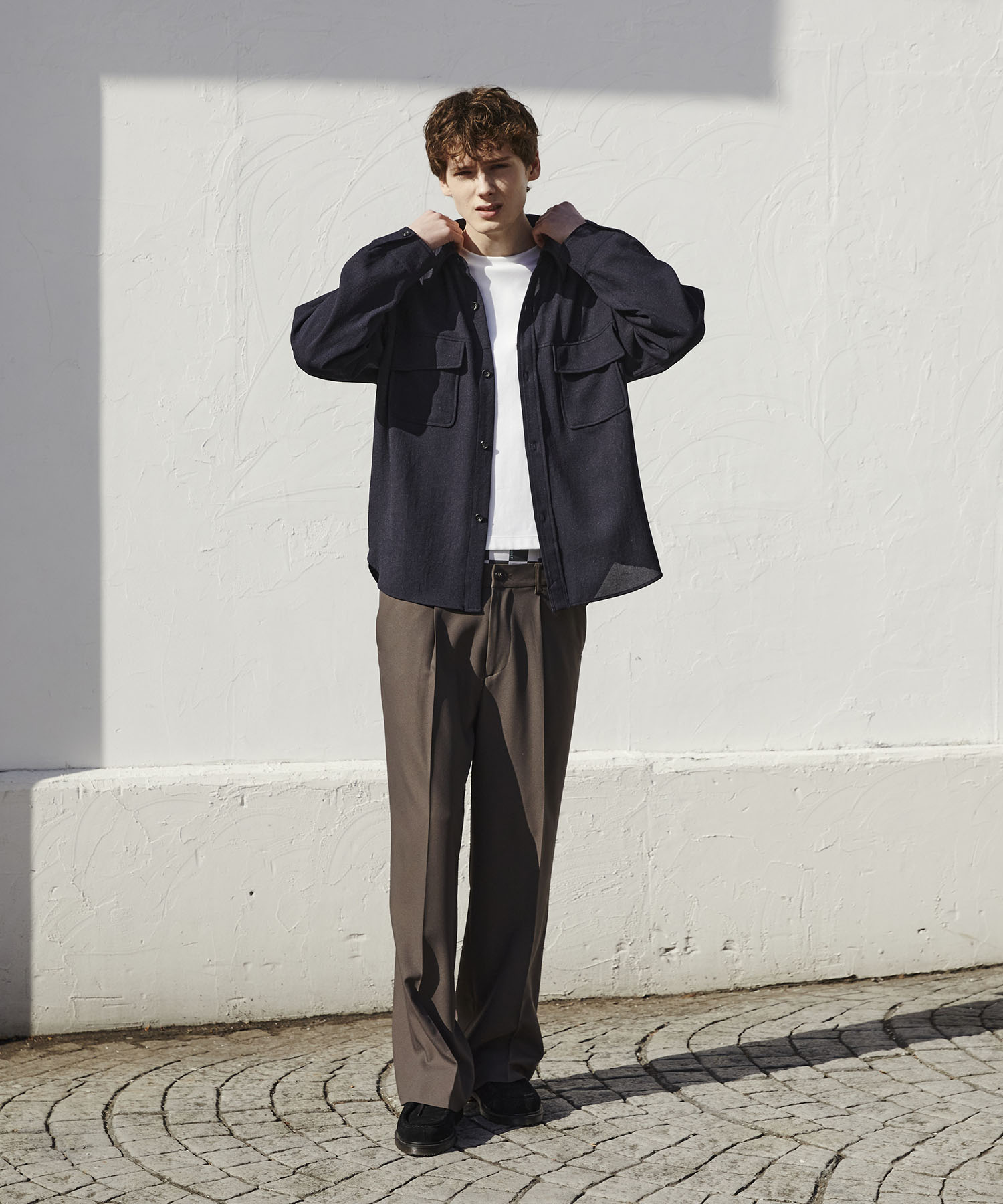 GRツイルエバークリースストレートスラックス