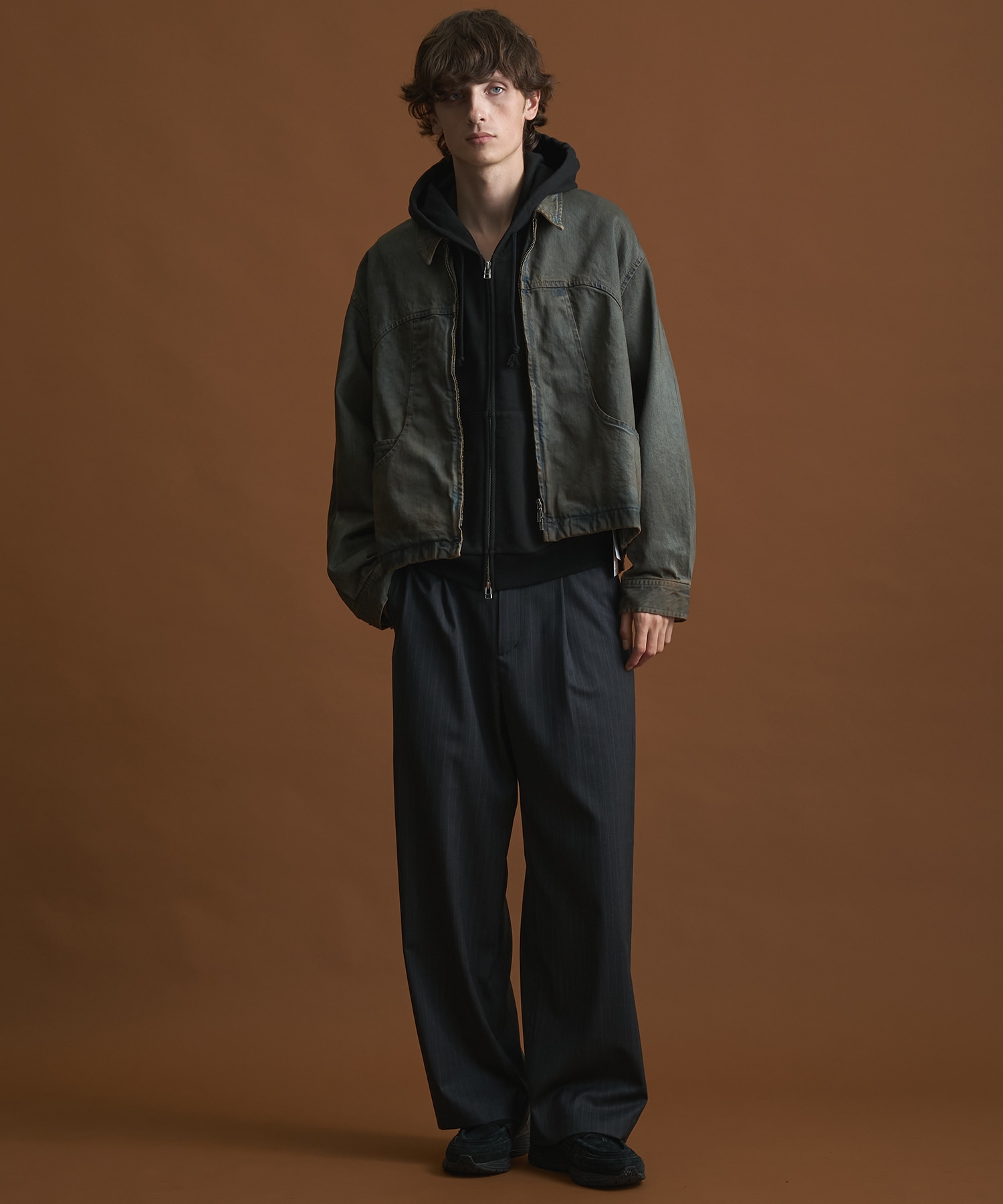 PUBLIC DENIM BLEACH BLOUSON