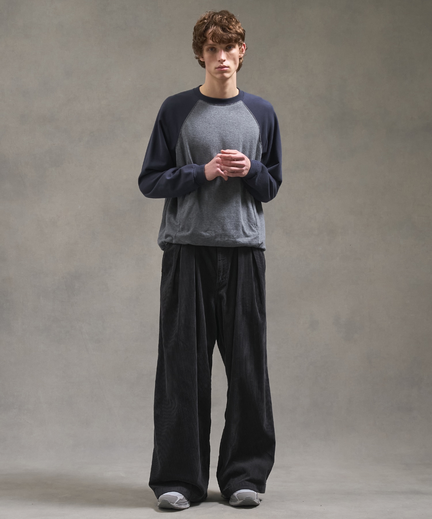 PUBLIC SWEATノンリブソフトスウェット