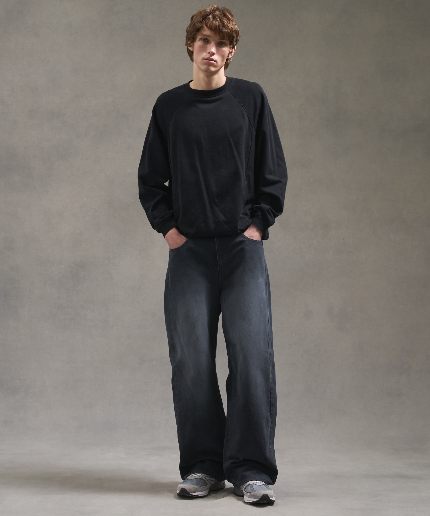 PUBLIC SWEATノンリブソフトスウェット