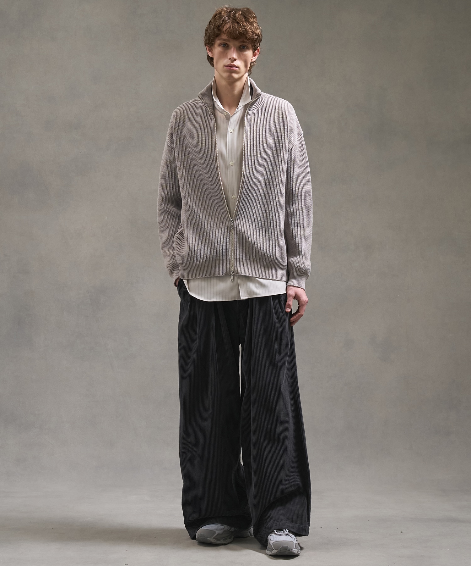 バウンドウールライトドライバーズニット