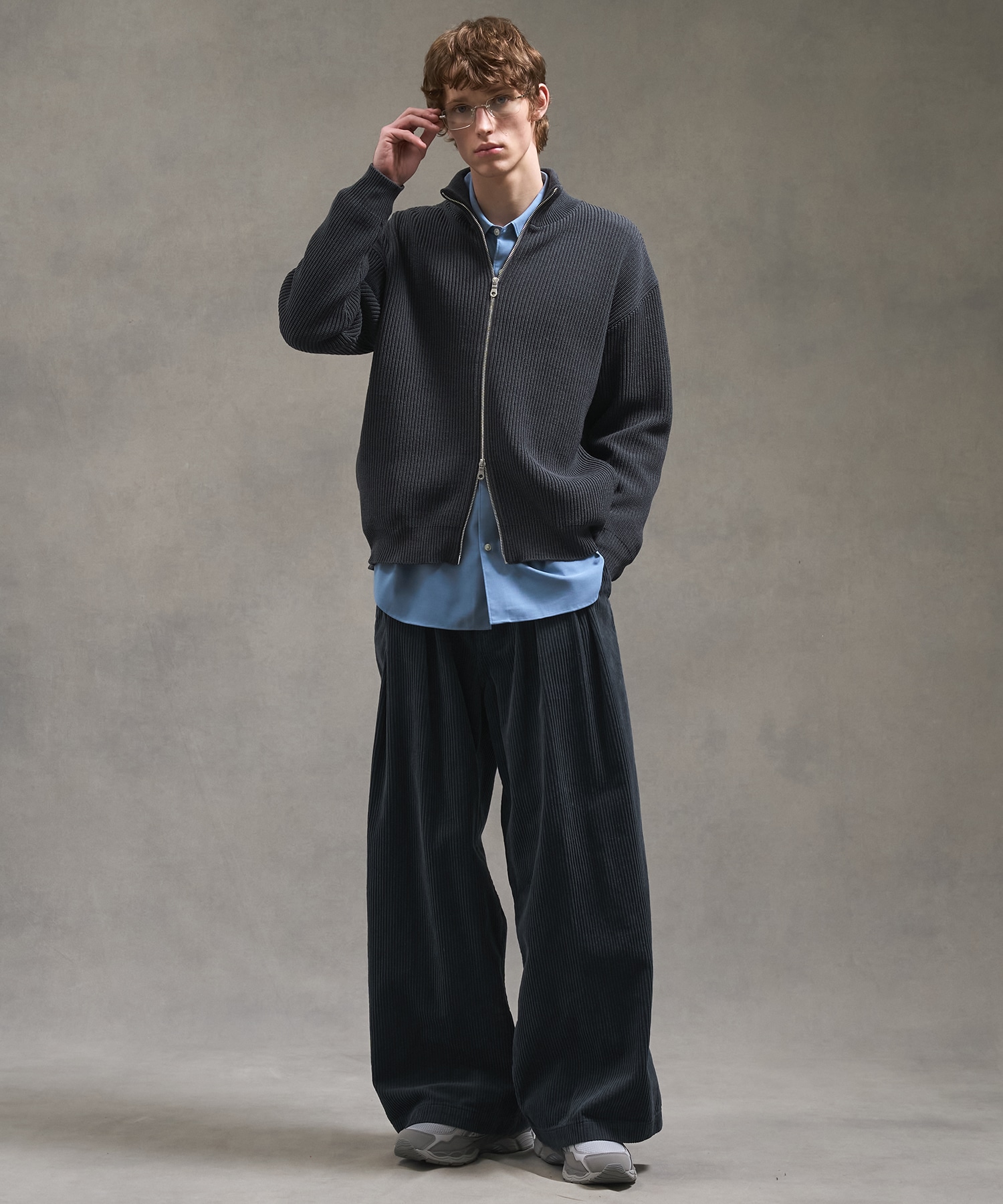 ガーメントダイコーデュロイバギー