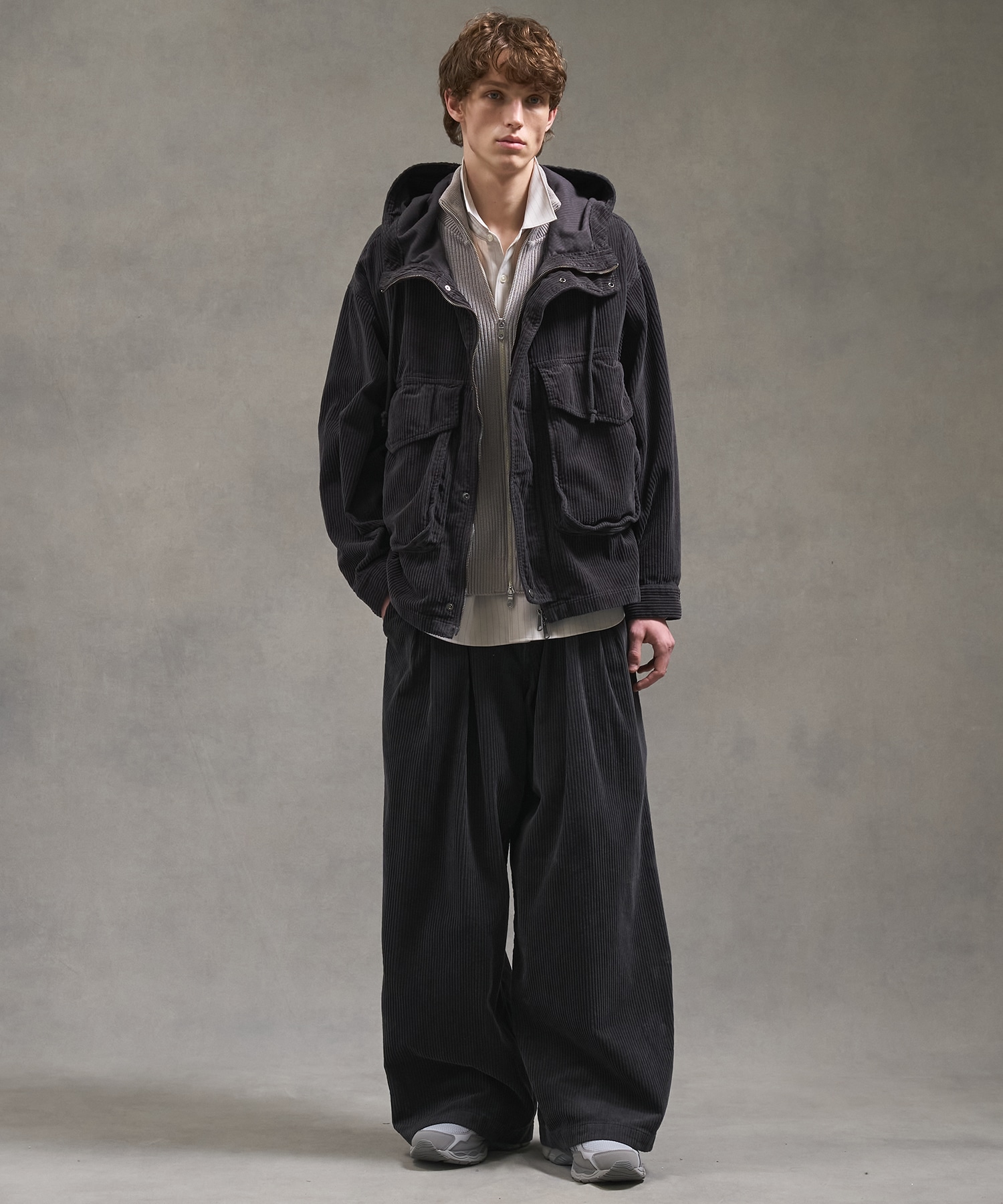 ガーメントダイコーデュロイバギー