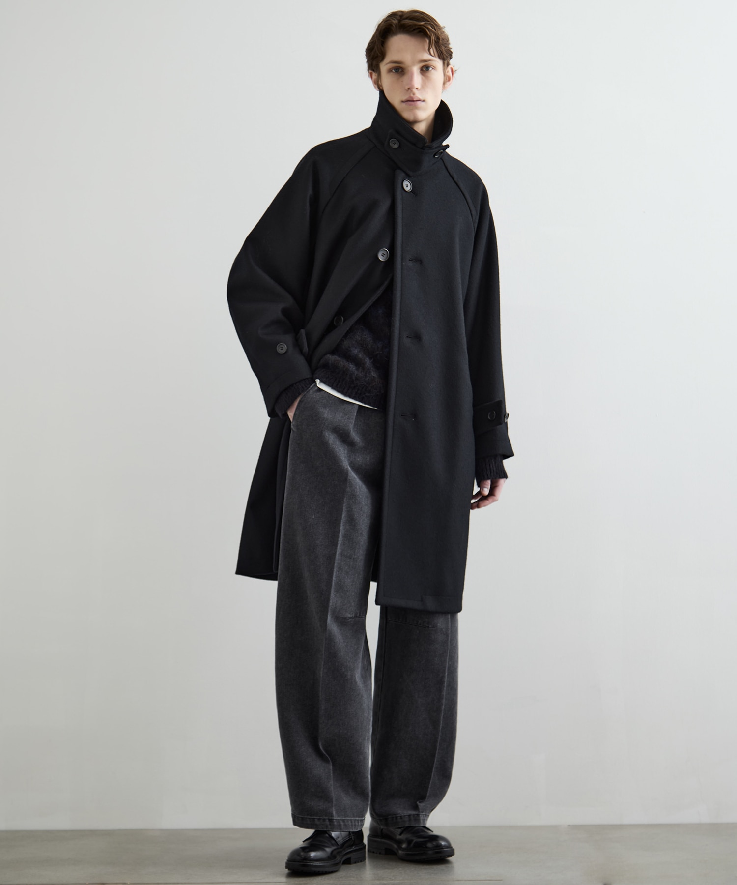 Super140s メルトンバルカラーコート