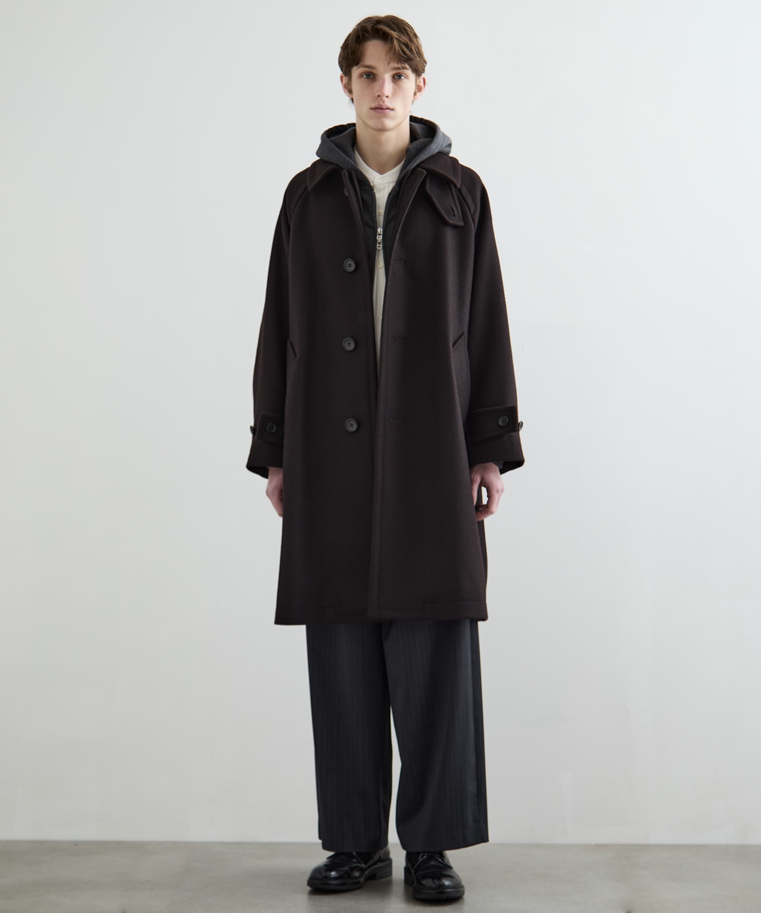 Super140s メルトンバルカラーコート