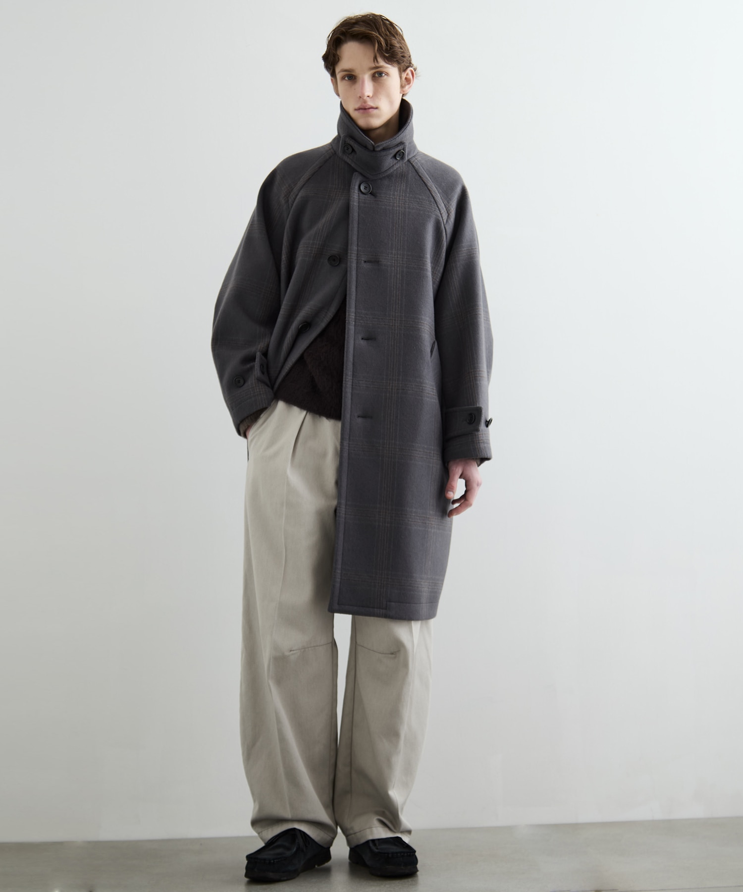 Super140s メルトンバルカラーコート