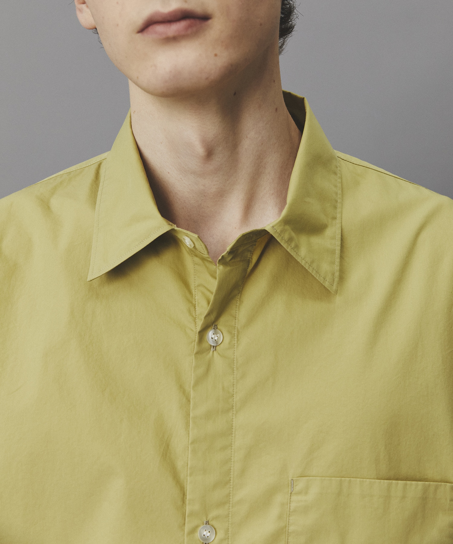 クリアコットンスムースシャツ