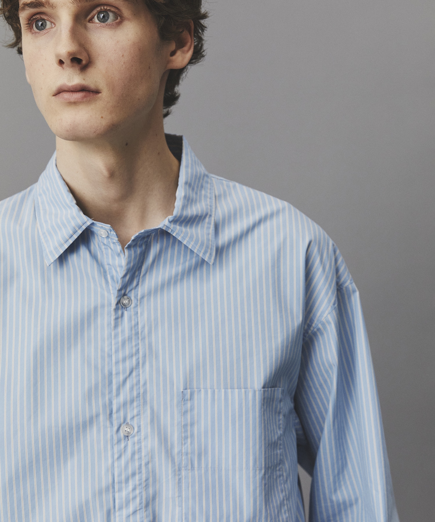 クリアコットンスムースシャツ