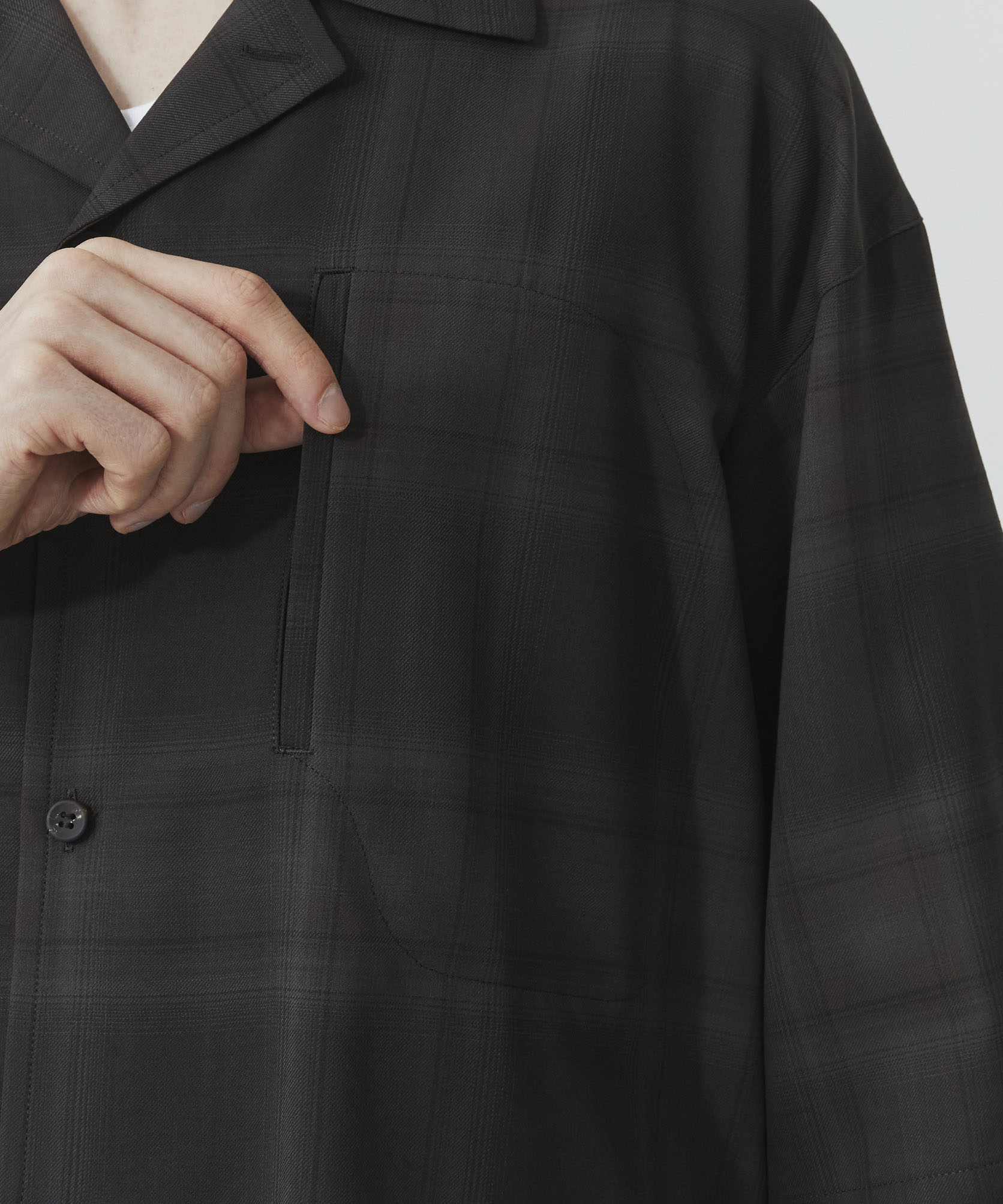 【WEB限定】ファインウールシャツセットアップ