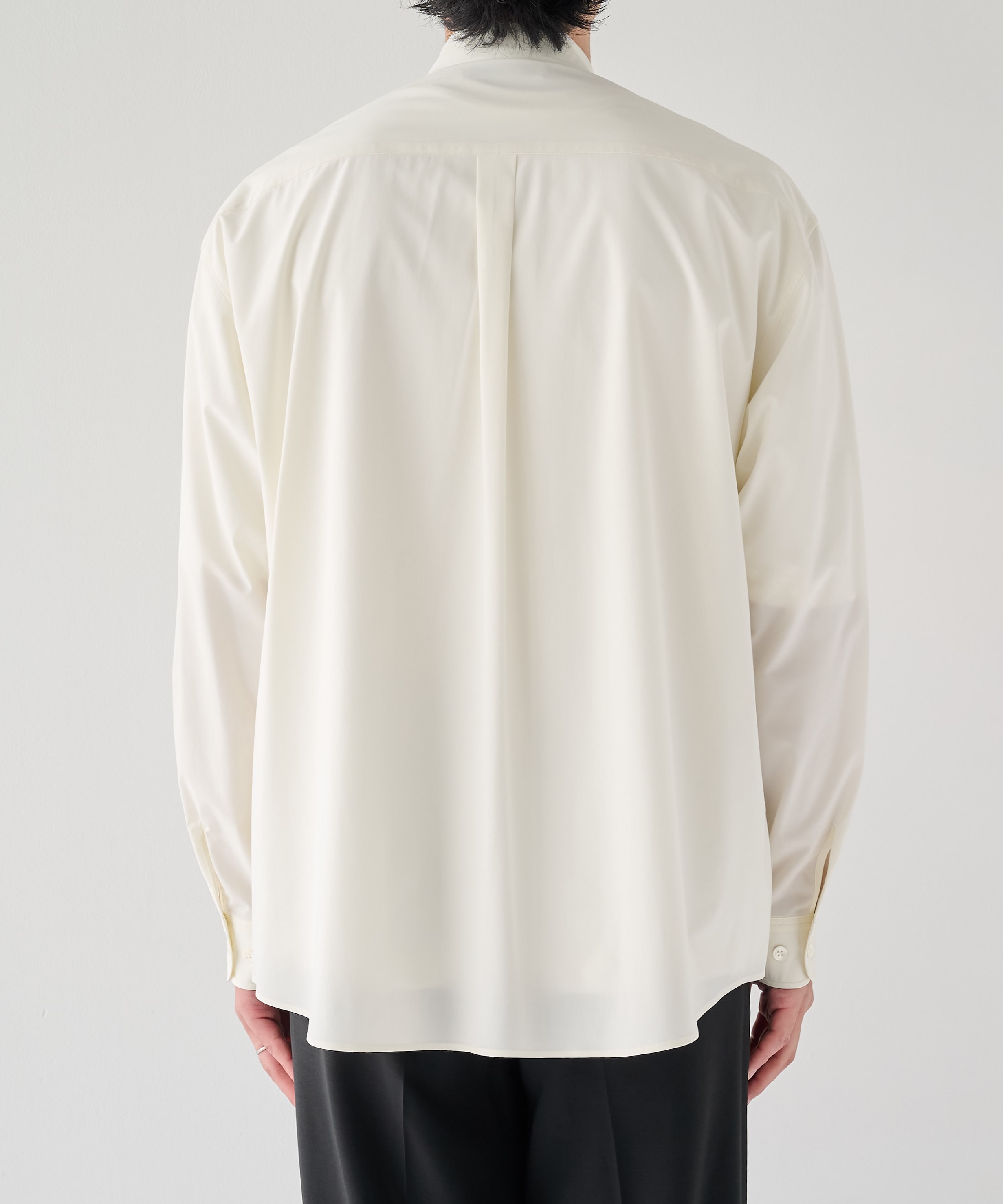 バンブーレーヨンタイプライターシャツ
