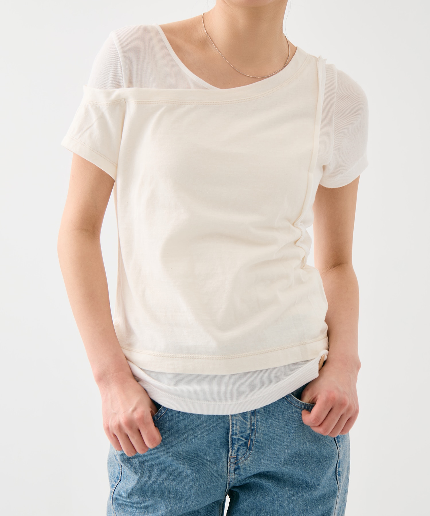 アシメツインシアートップ