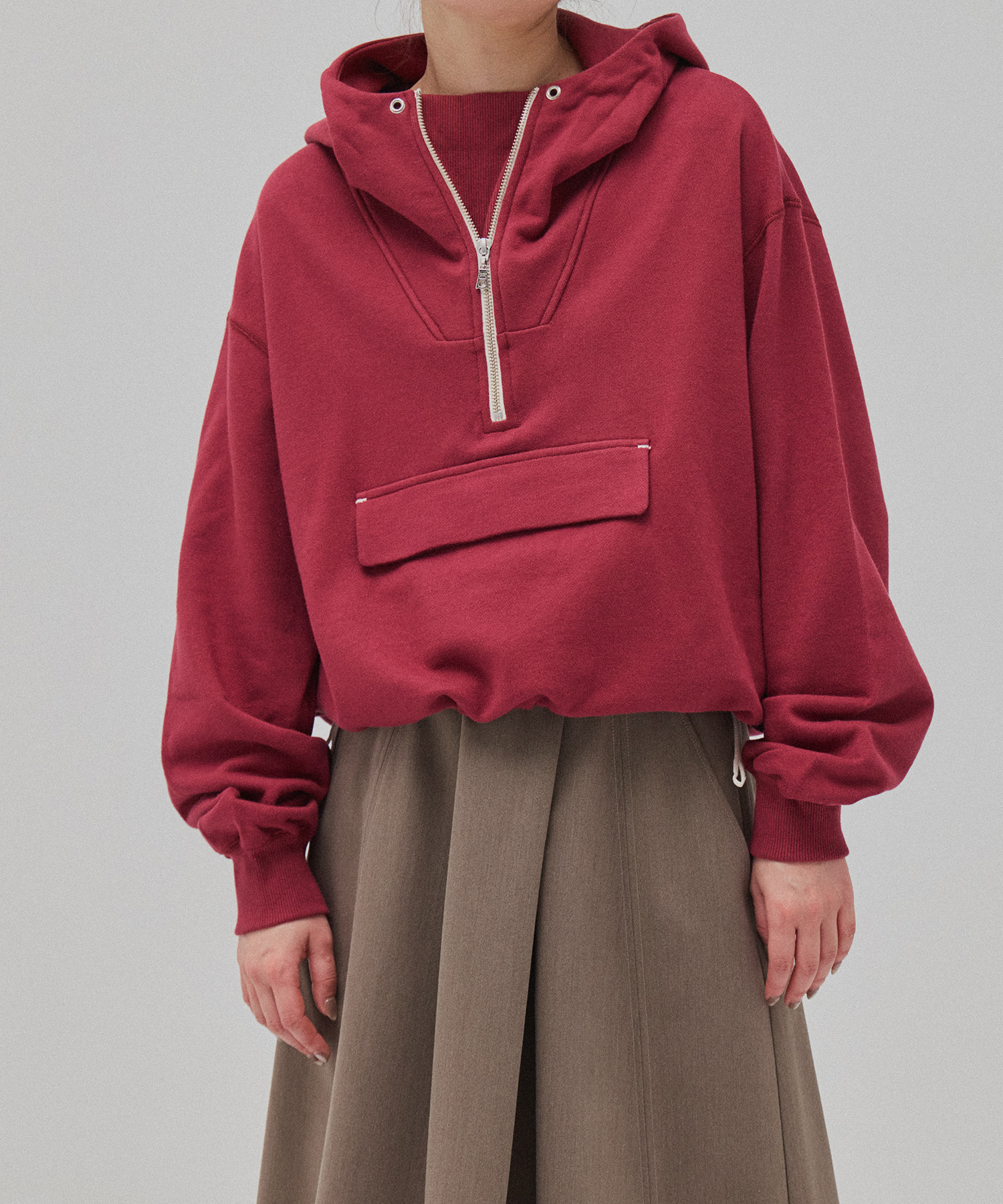 アノラックスウェットパーカー