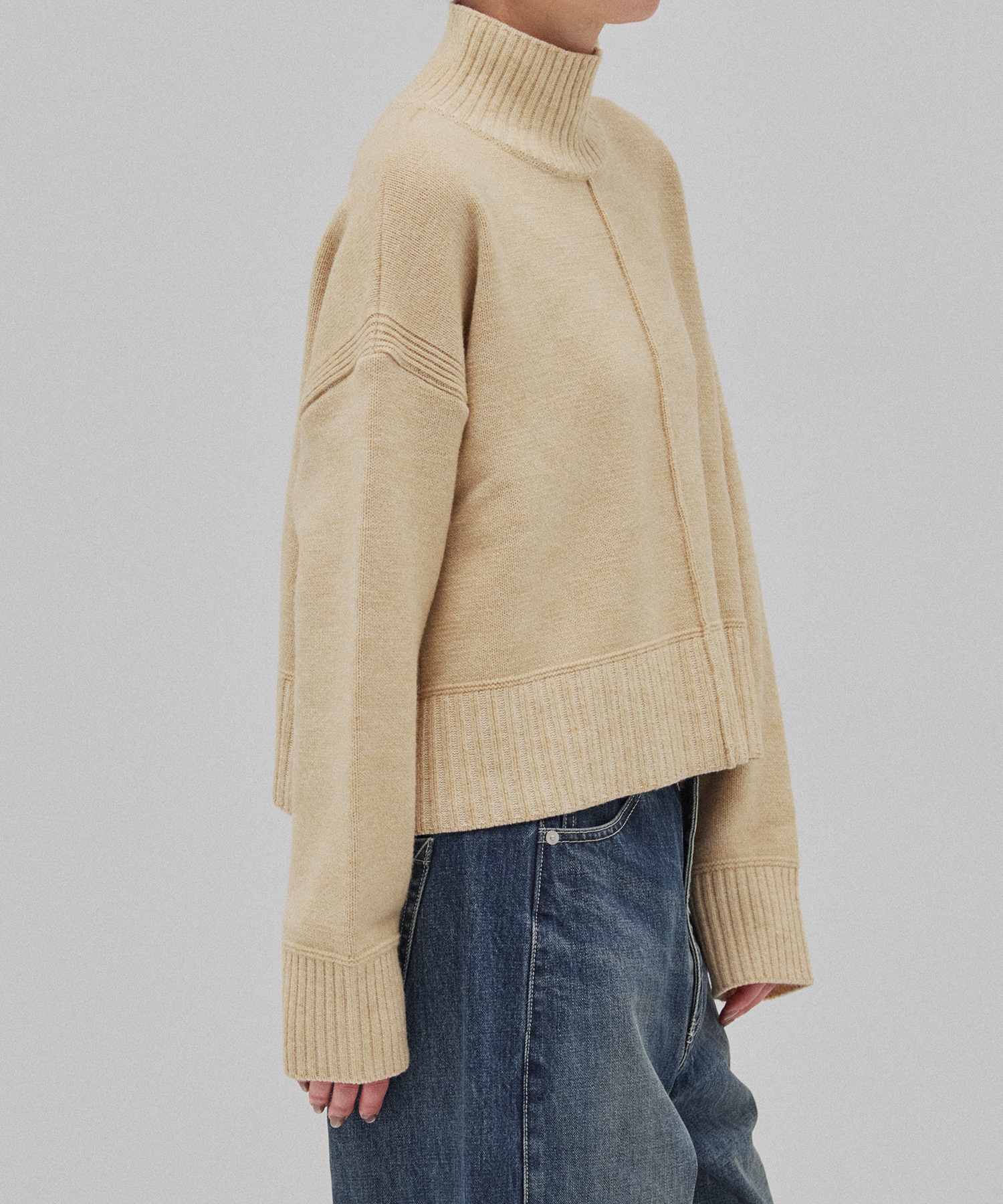 エアウールショートニット