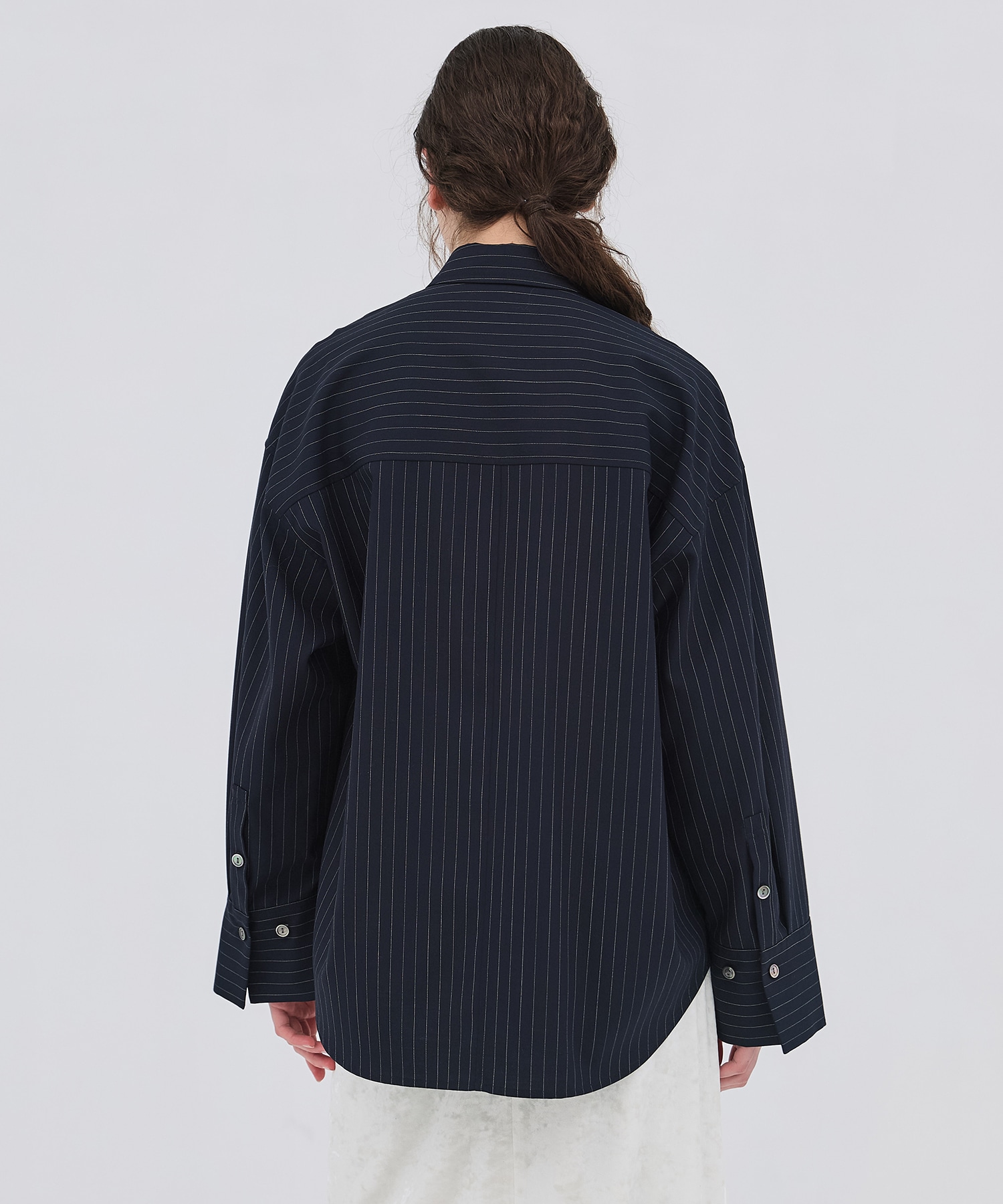 ワイドカフスボウタイシャツ