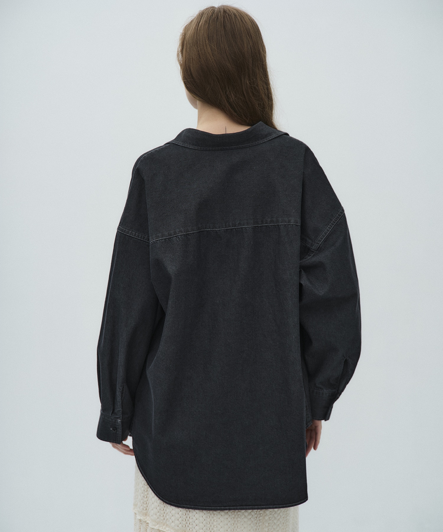 オーバーサイズデニムシャツ