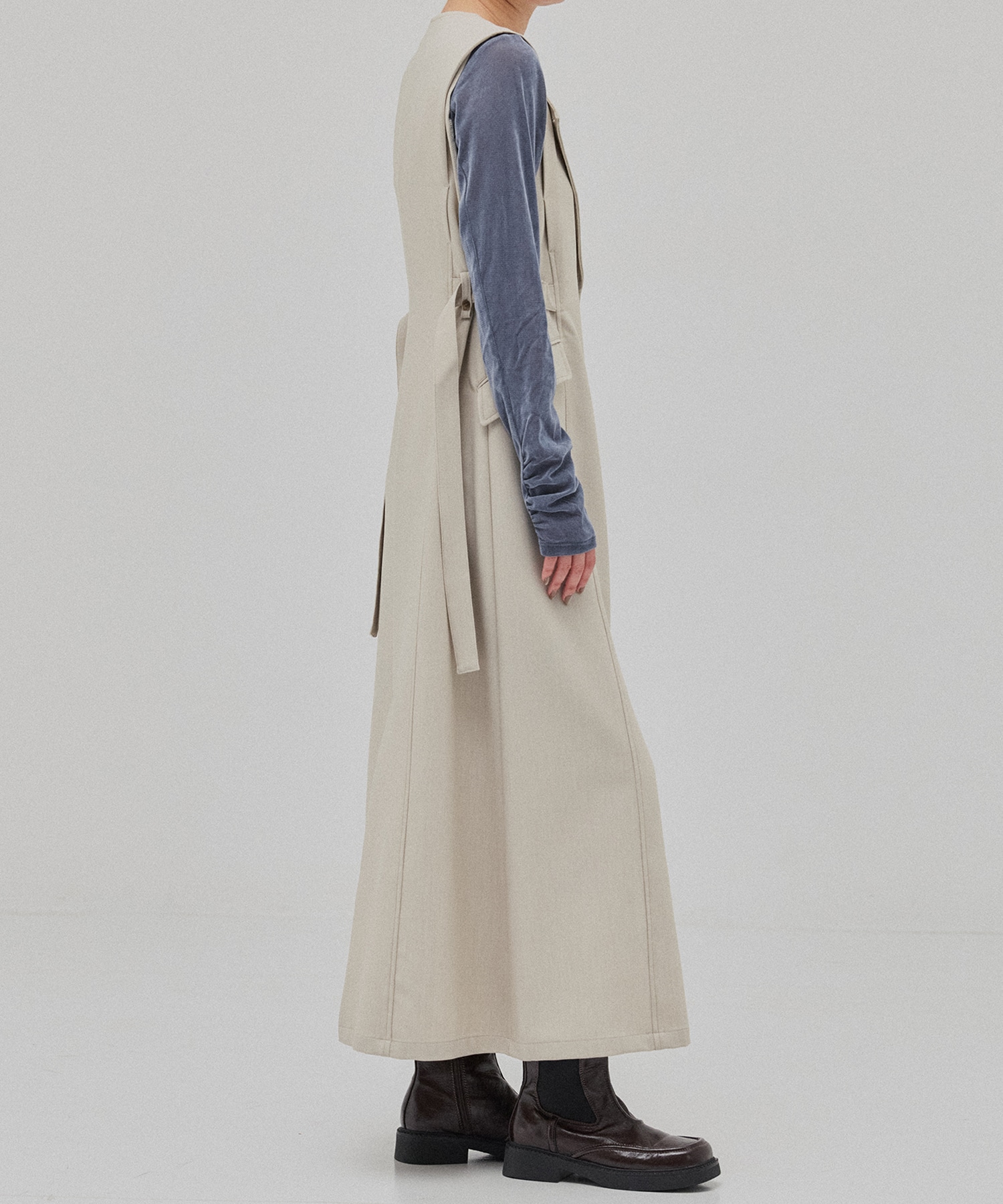 ベルテッドジレワンピ