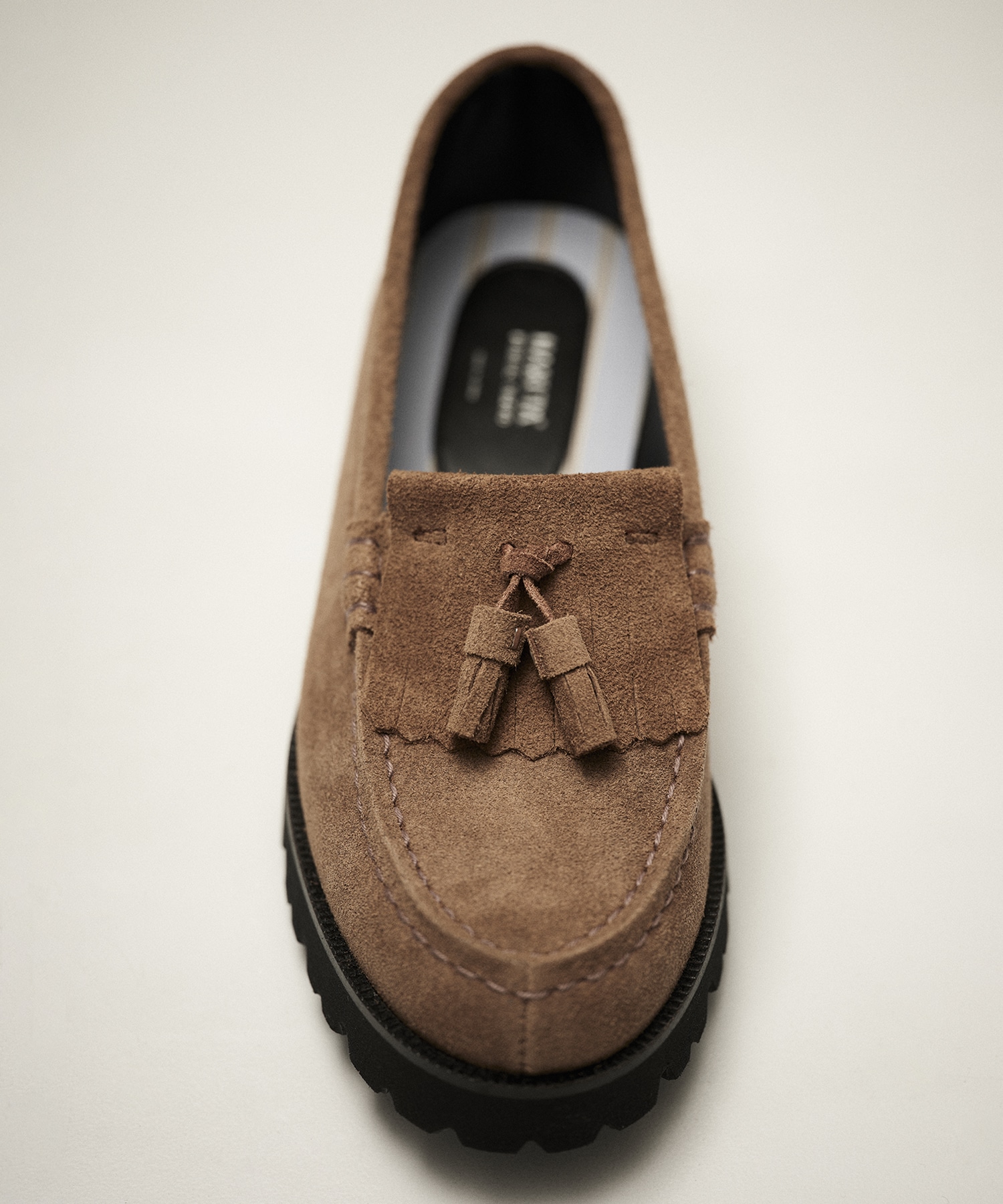 ×HARUTAタッセルローファー