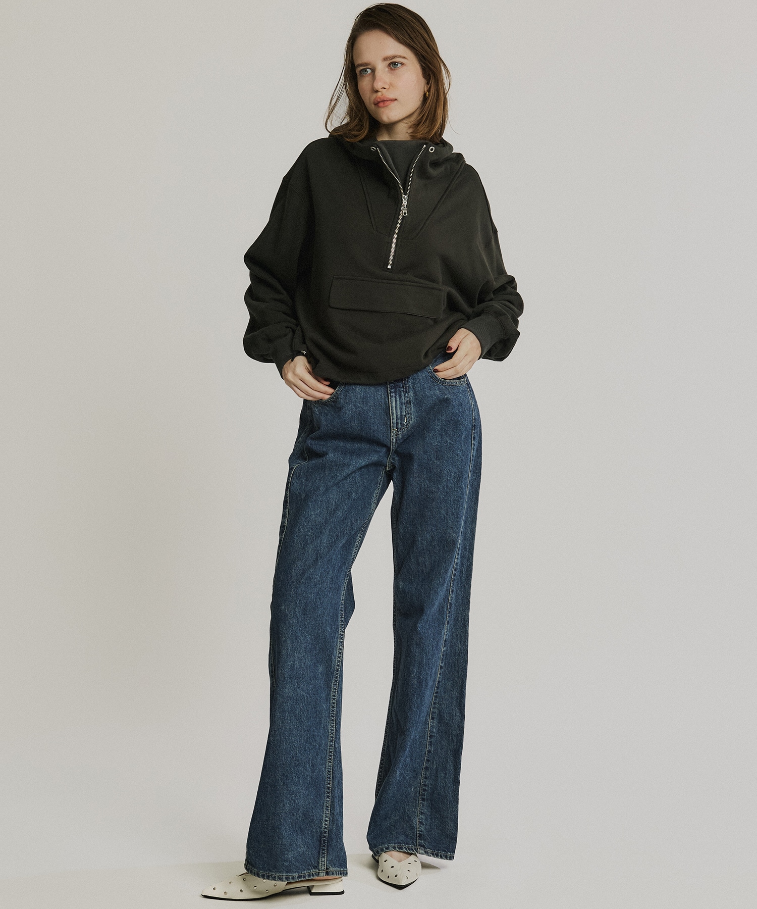 アノラックスウェットパーカー