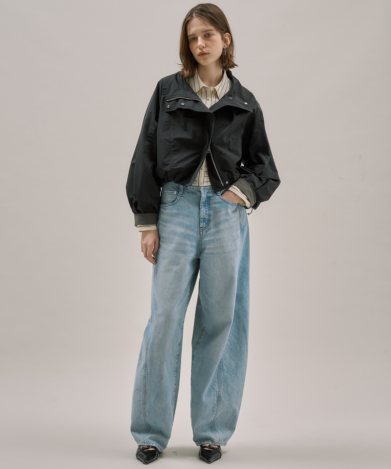 PUBLIC DENIM BLUE CURVE
