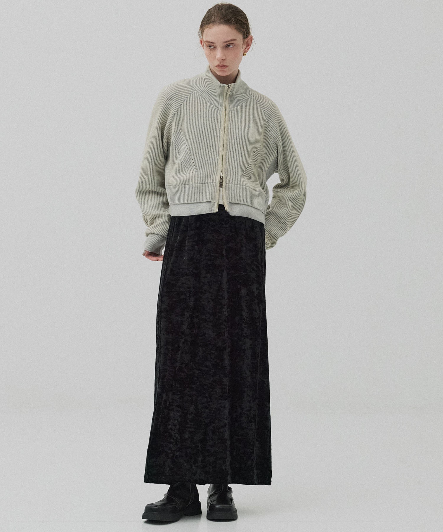 ダブルリブリバードライバーズニット