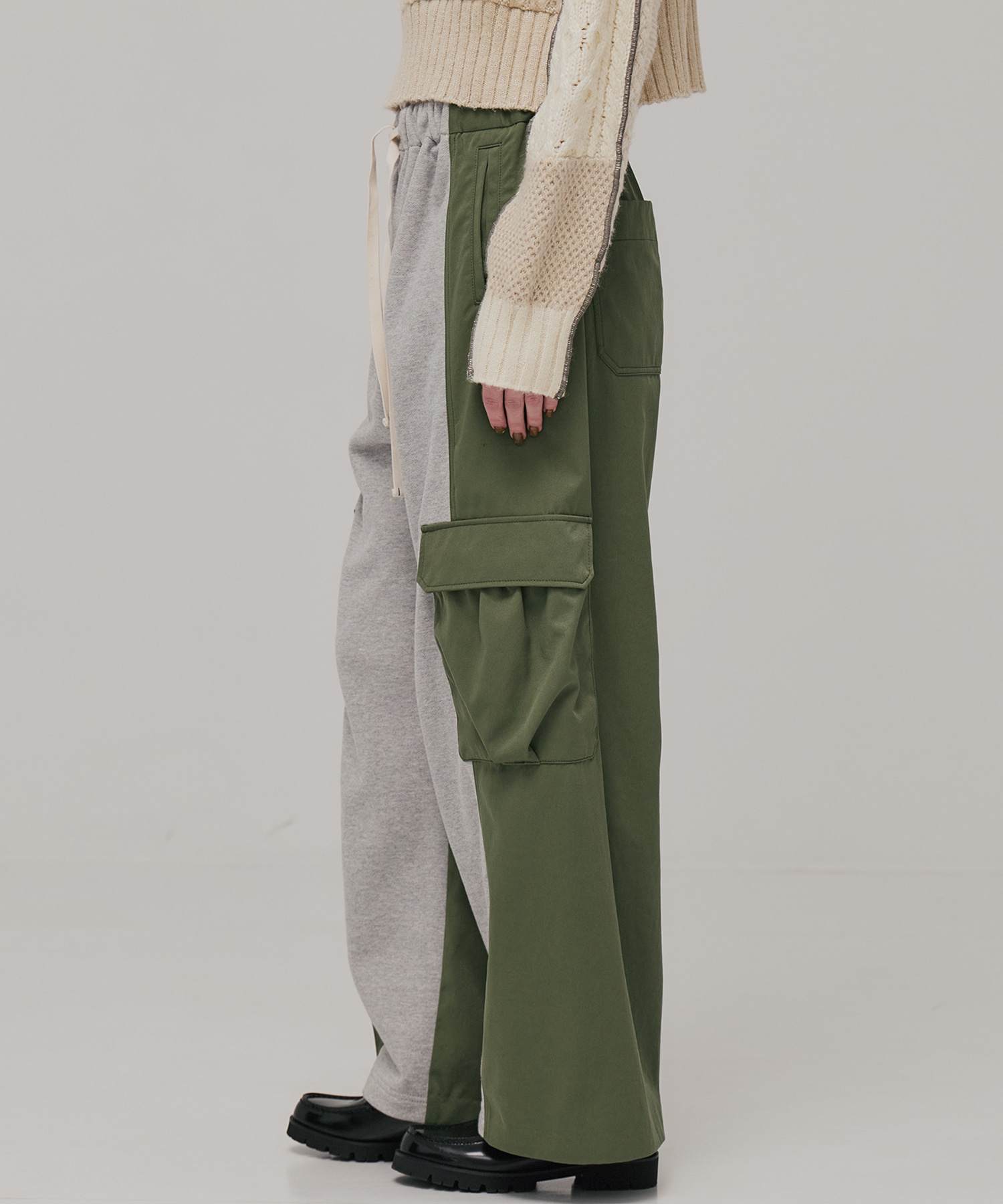 ミックスパネルイージーパンツ