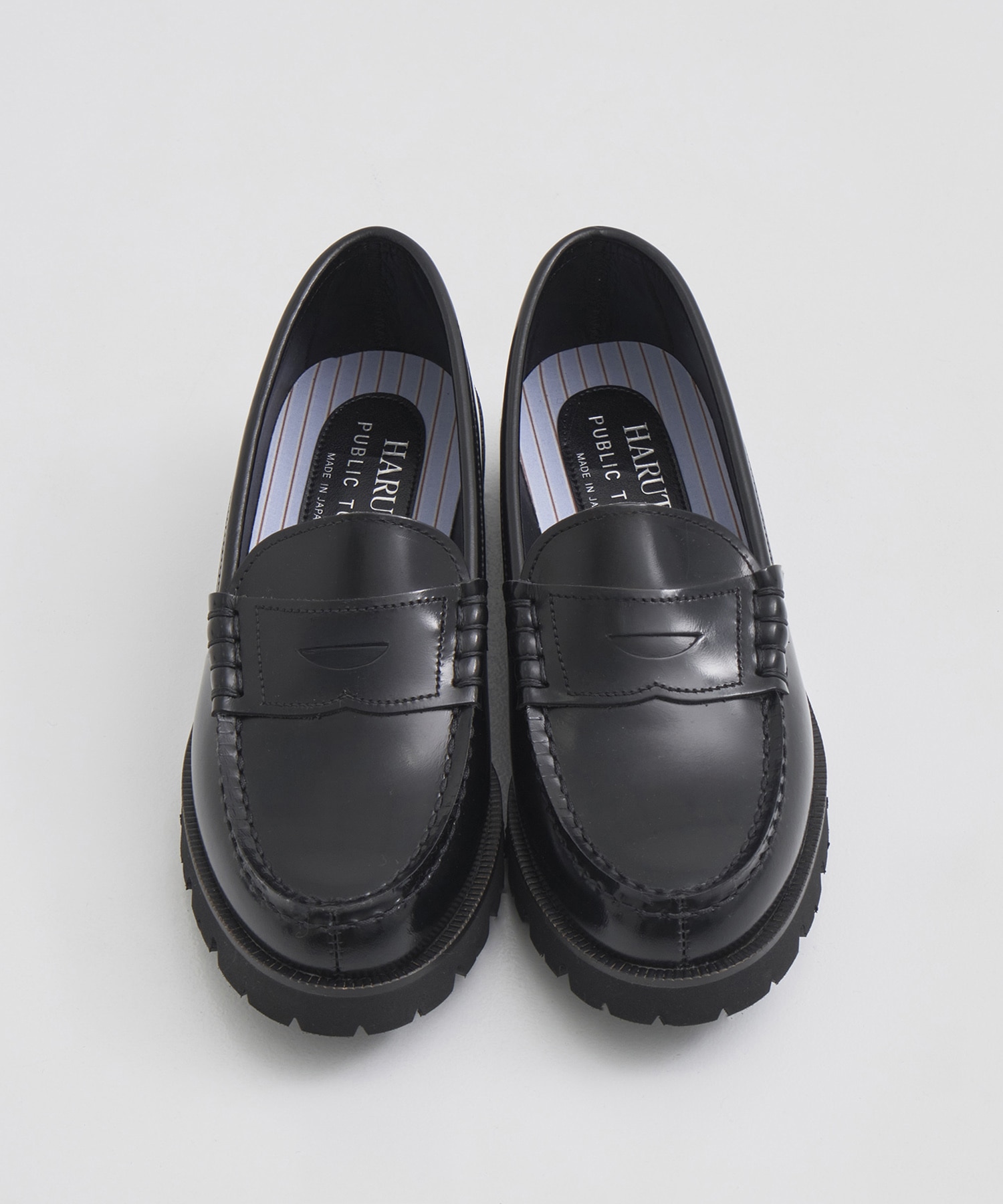 ×HARUTAトラックソールローファー