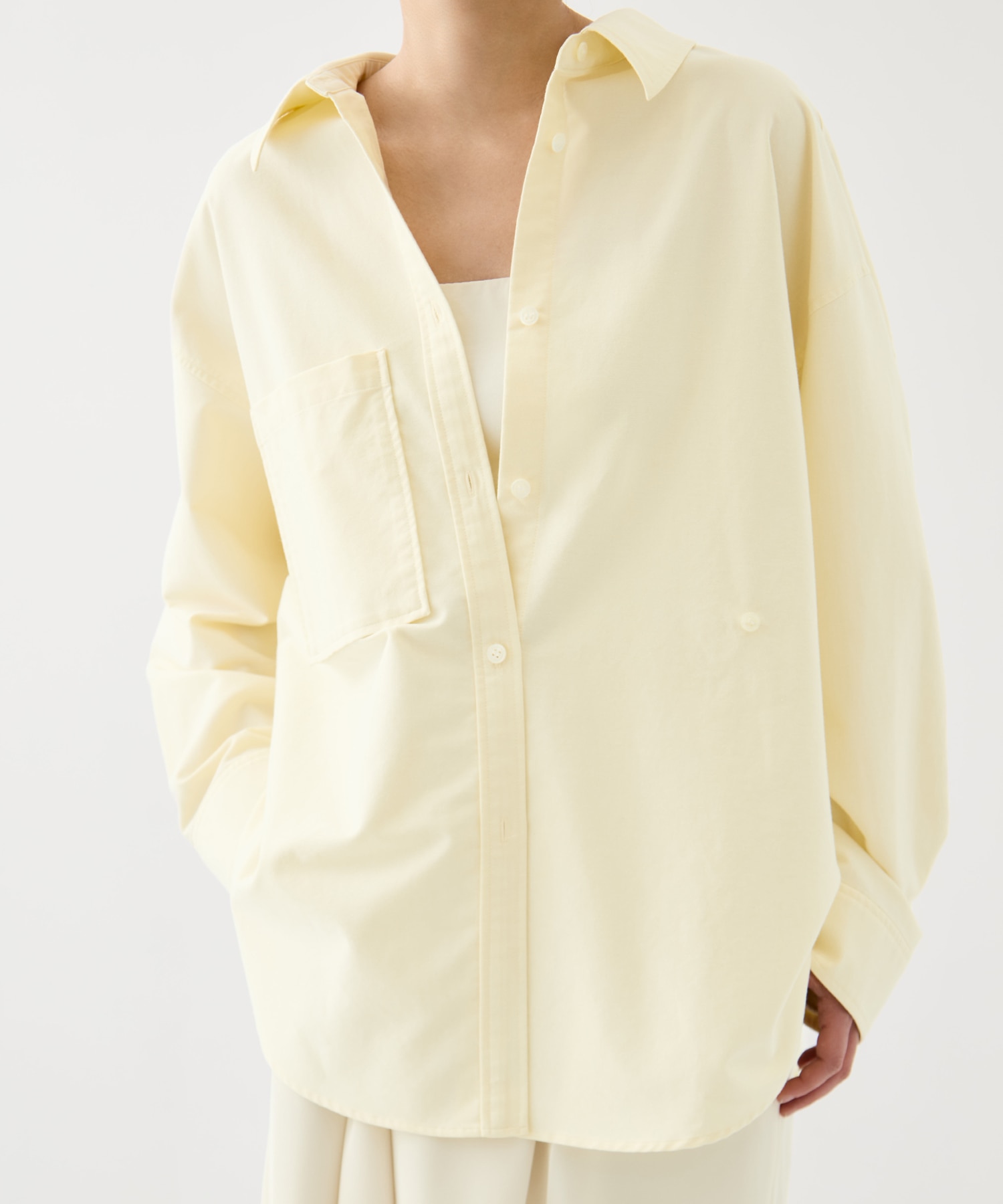 ウォッシュドオックスシャツ