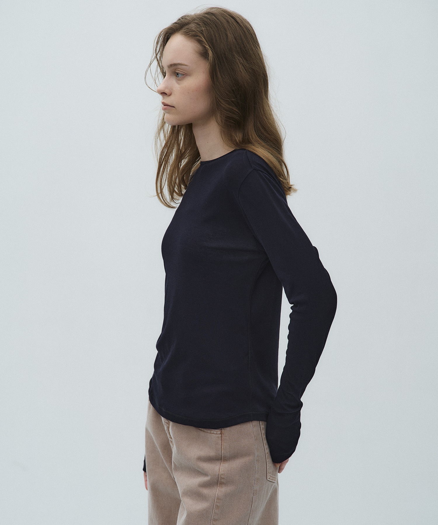 ミニマルコットンシアーTOP