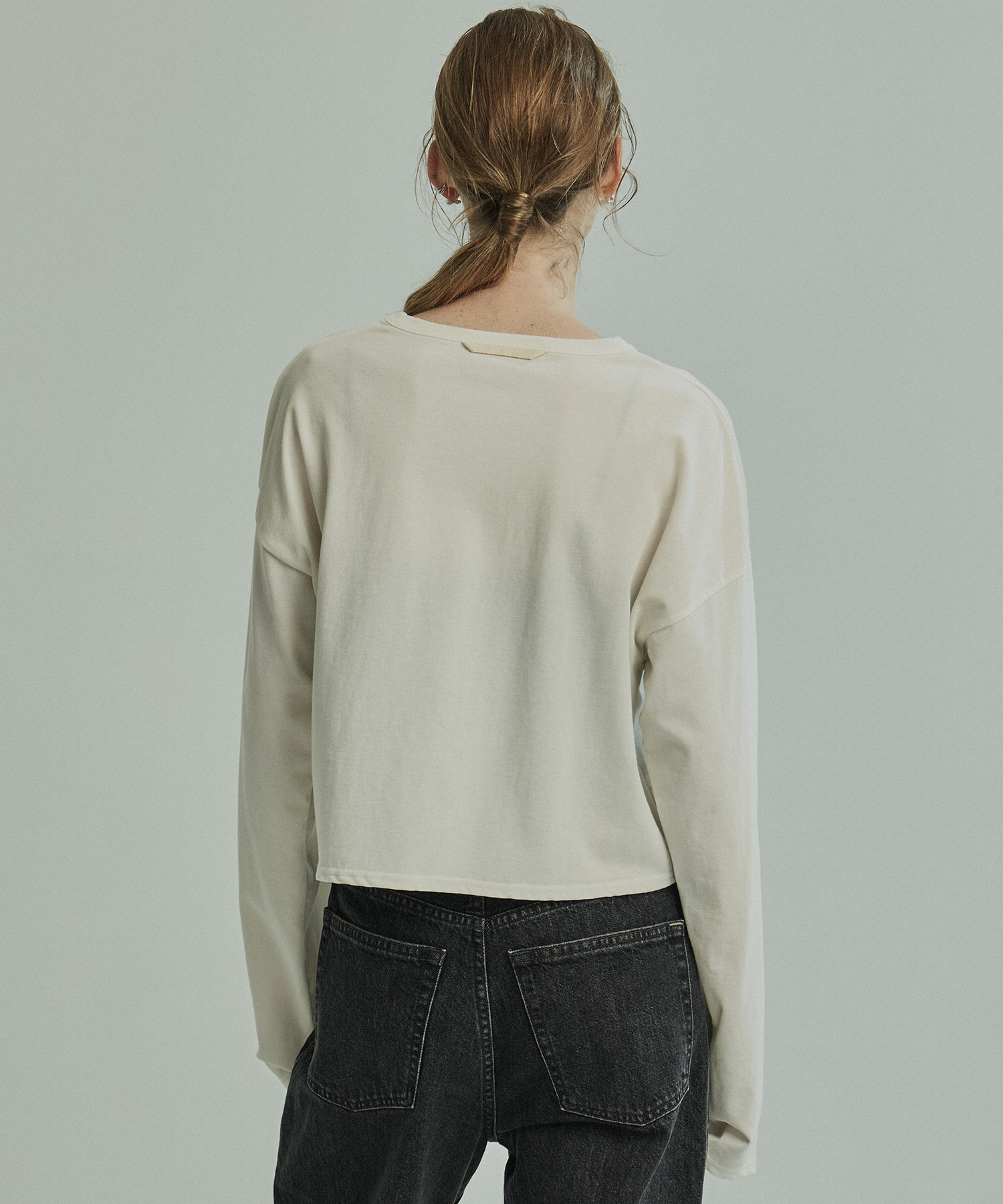 クロップドロンTEE