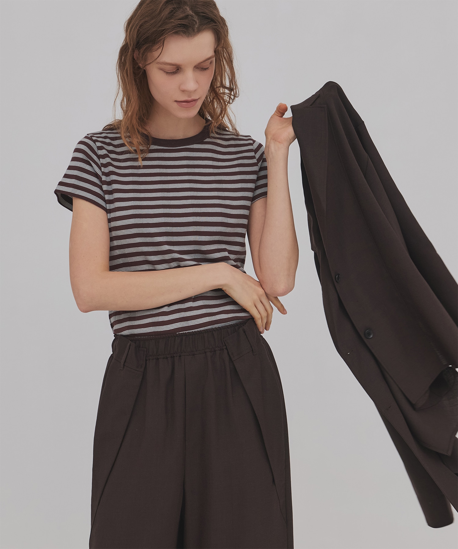 ウールジョーゼットジャケット