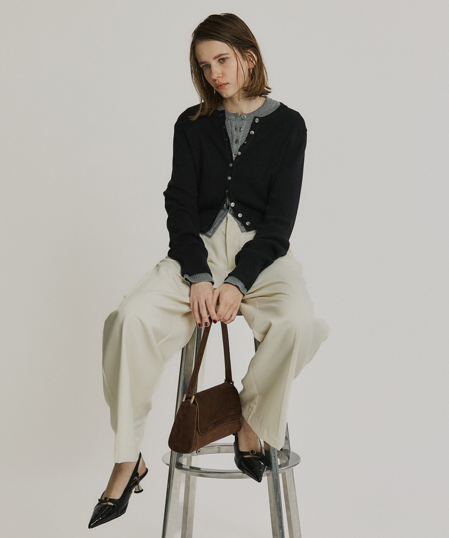 【WEB先行発売】コットンカシミヤカーディガン