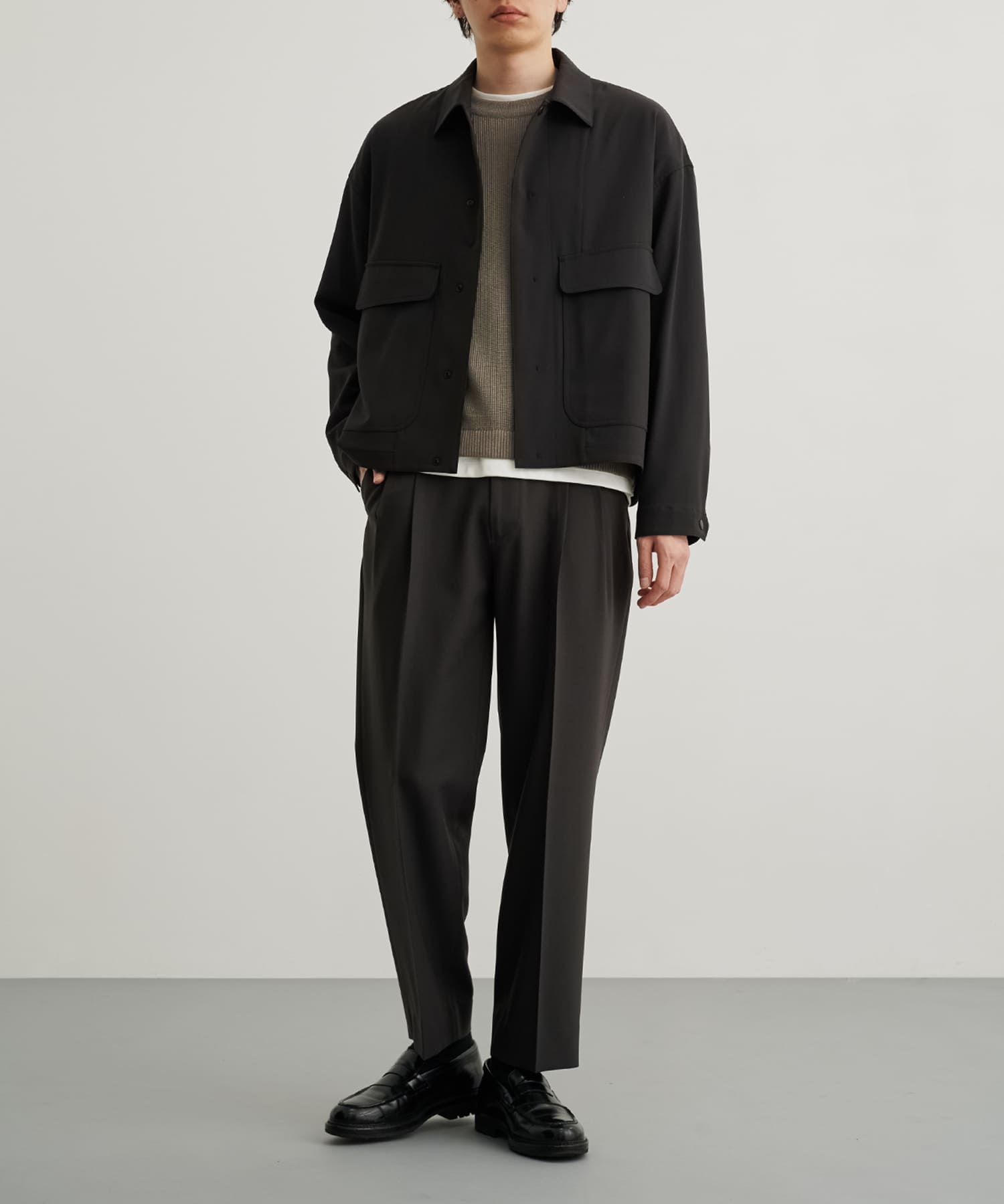 ウォッシャブルショーティニット