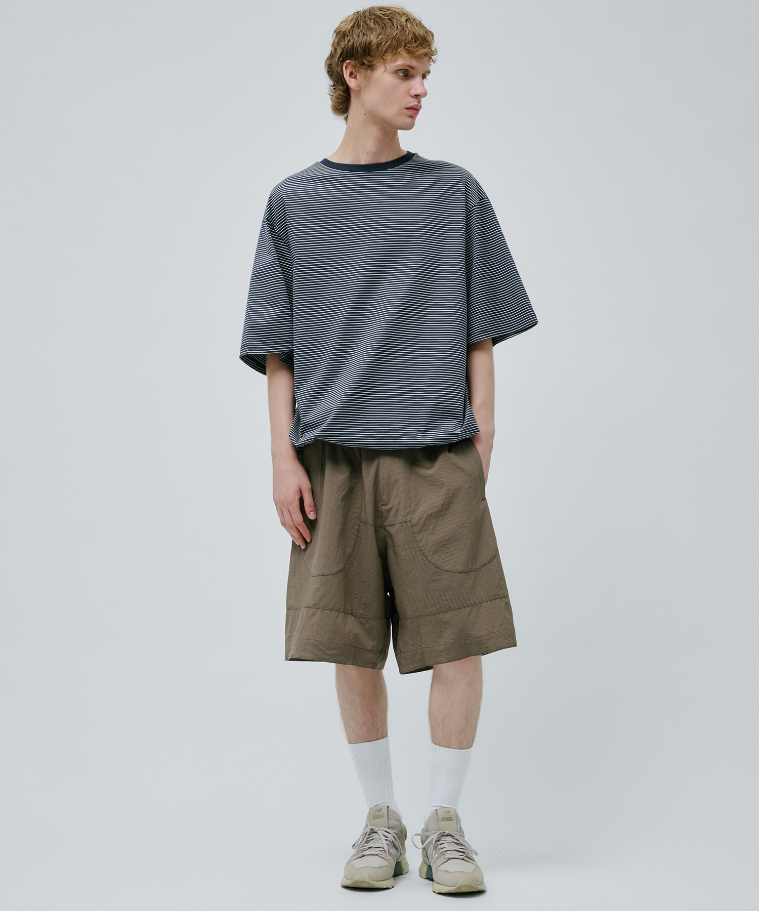 ビューティーコットンコードボーダーTEE