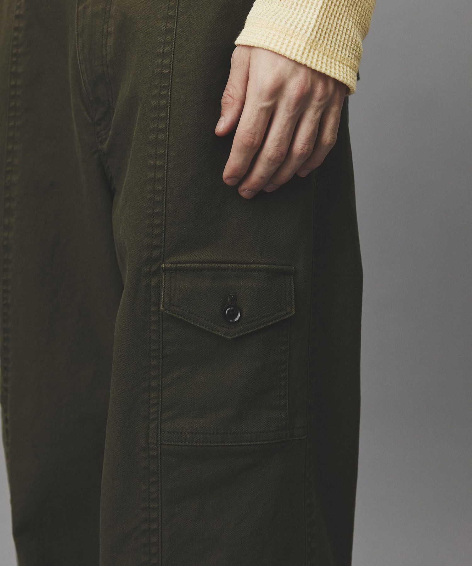 コットンサージベイカーパンツ