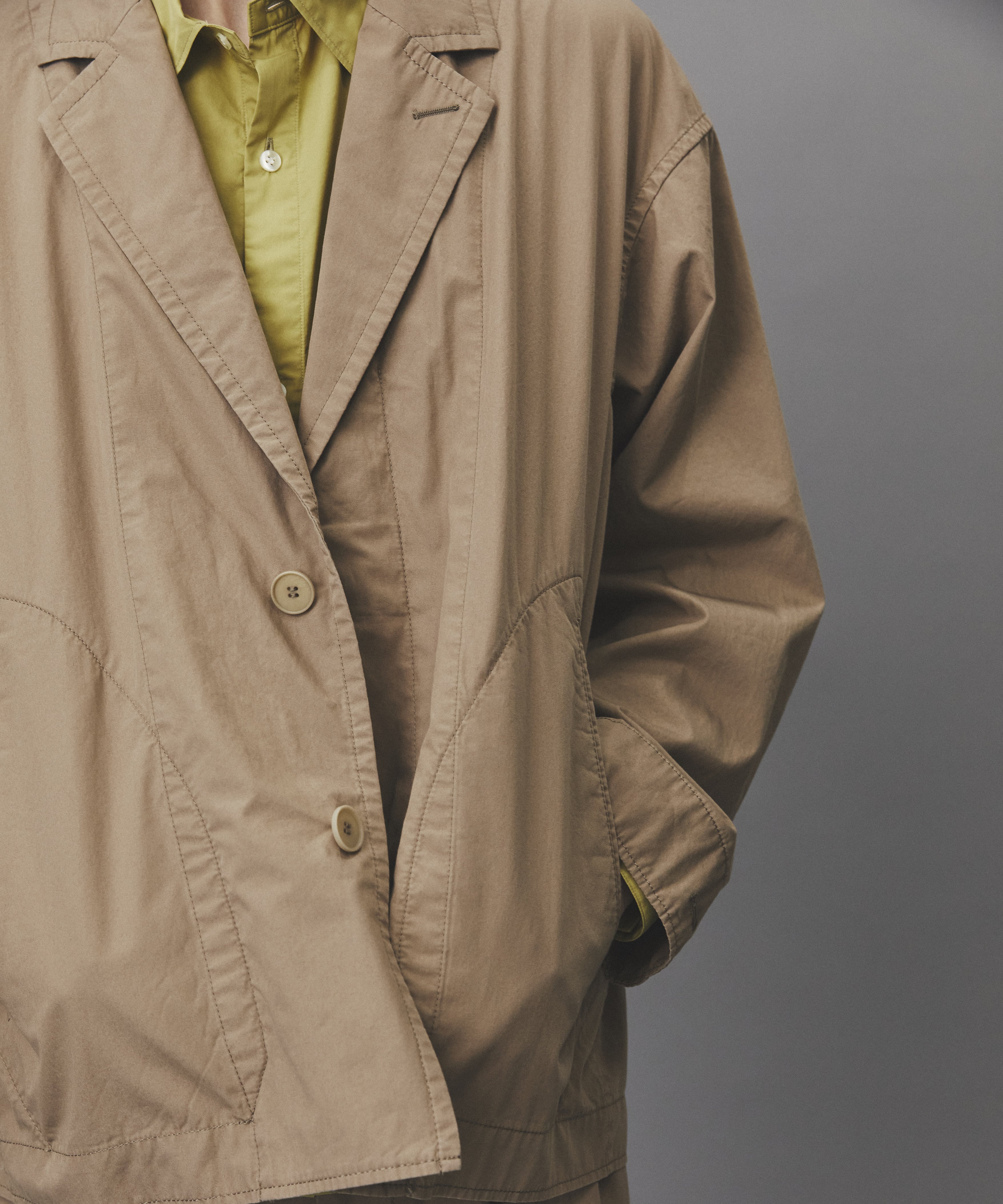 リッチコットンウォッシュドジャケット