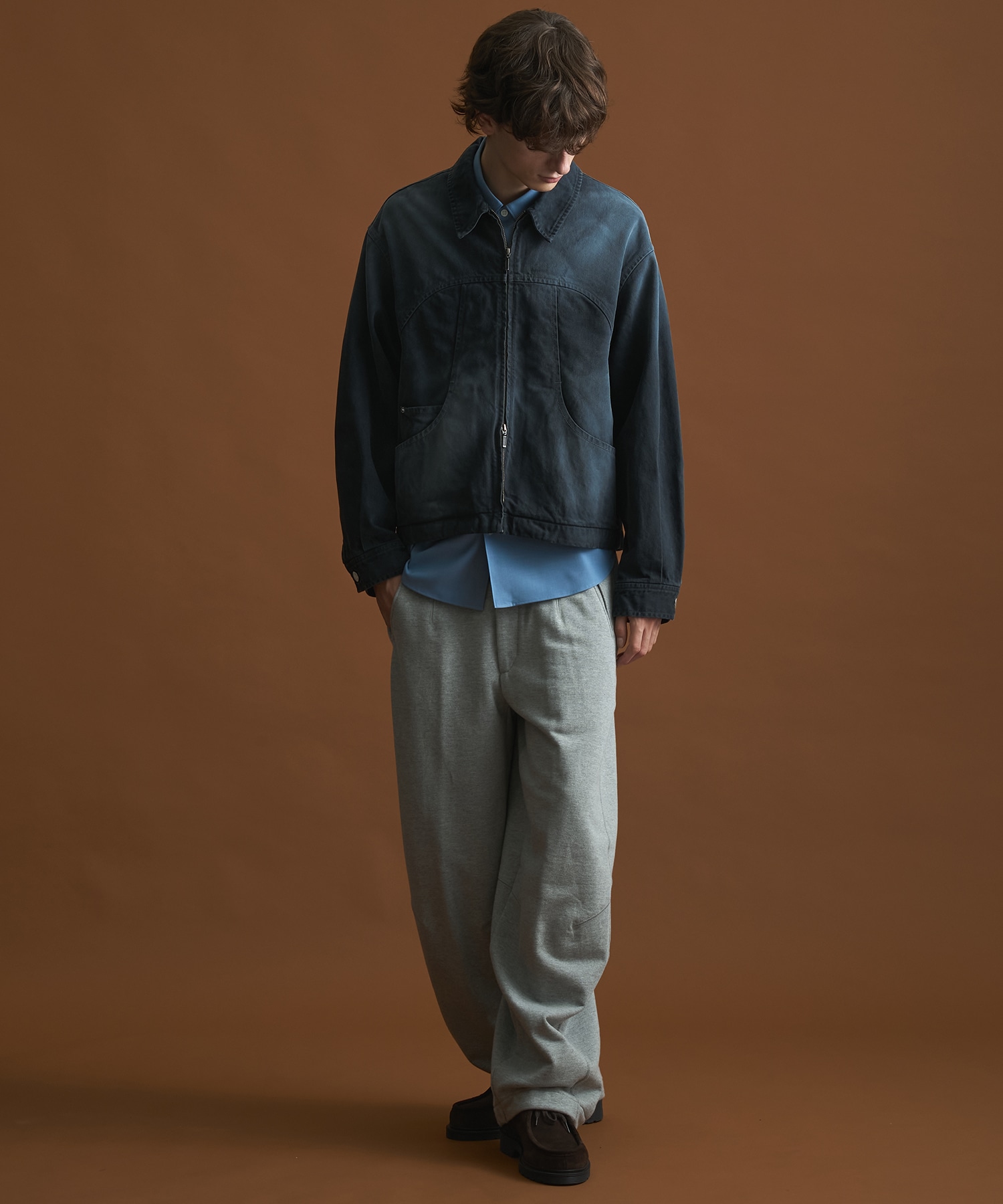 PUBLIC DENIM BLEACH BLOUSON