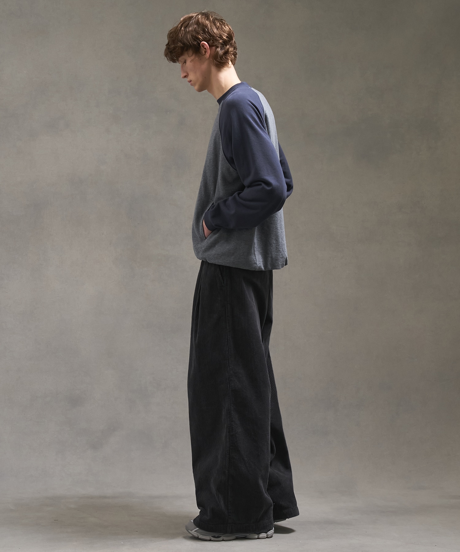 PUBLIC SWEATノンリブソフトスウェット