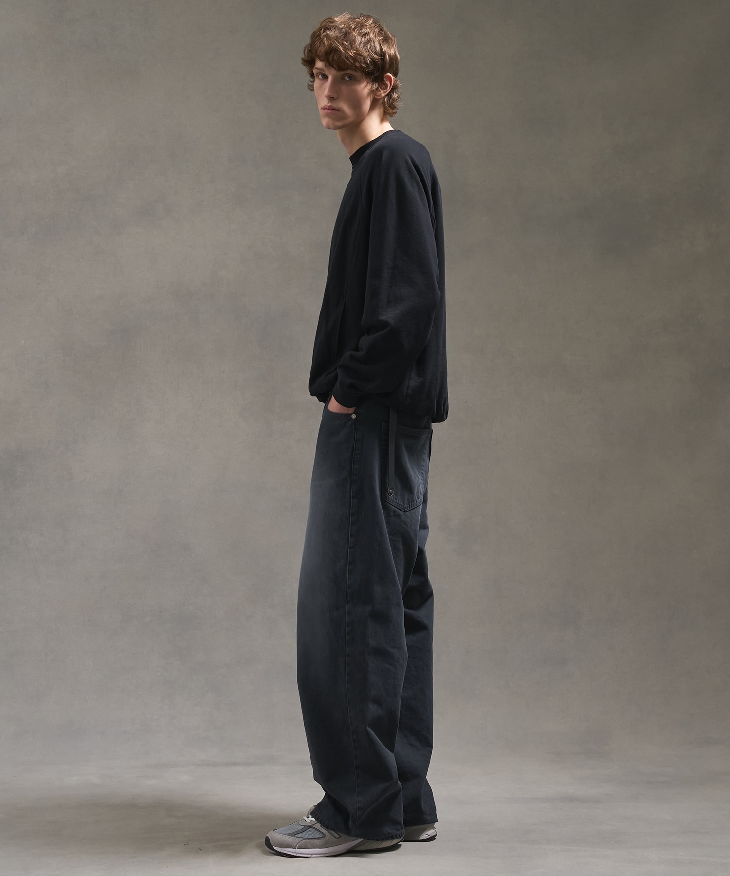 PUBLIC SWEATノンリブソフトスウェット