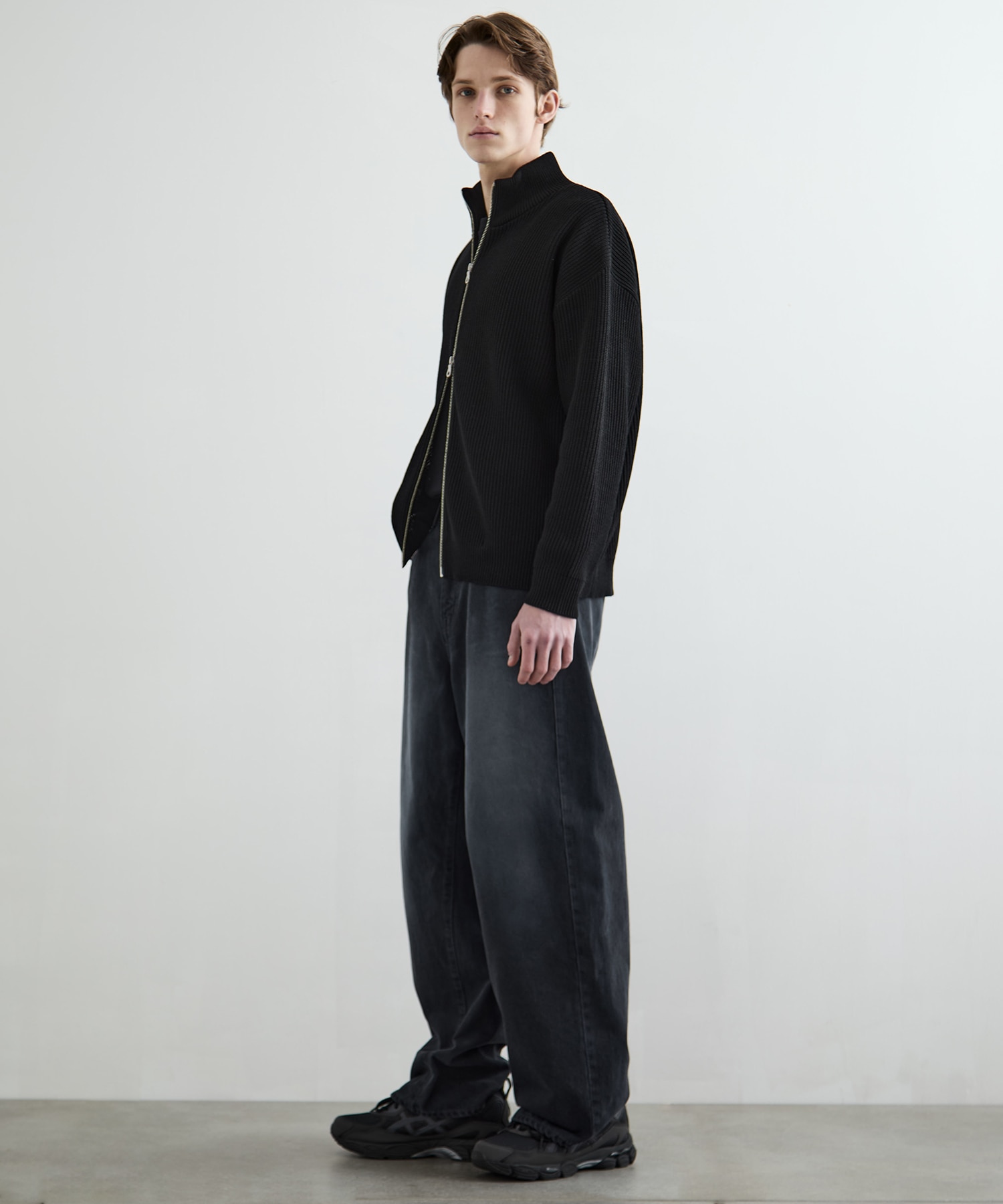 バウンドウールライトドライバーズニット