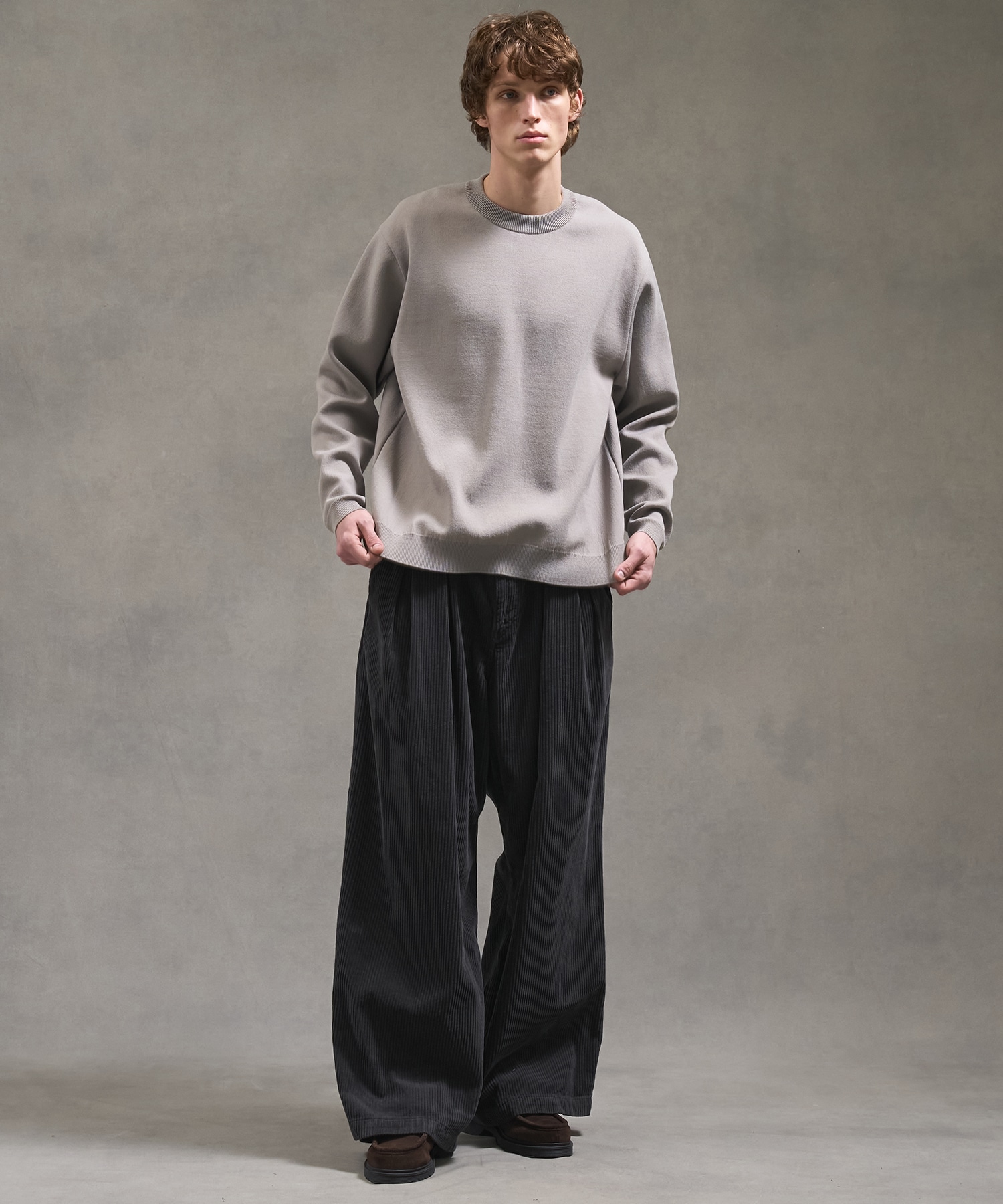 ガーメントダイコーデュロイバギー