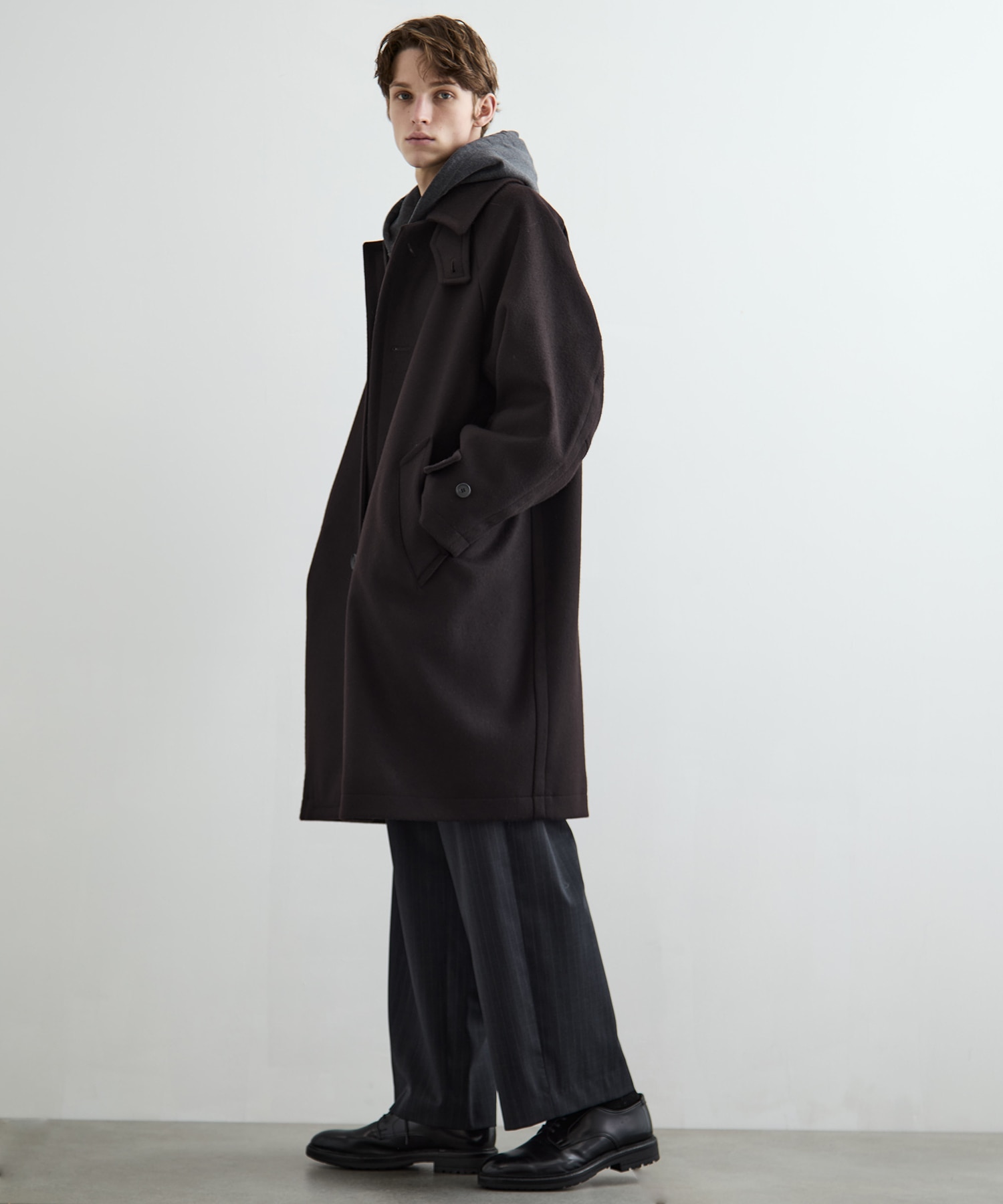 Super140s メルトンバルカラーコート