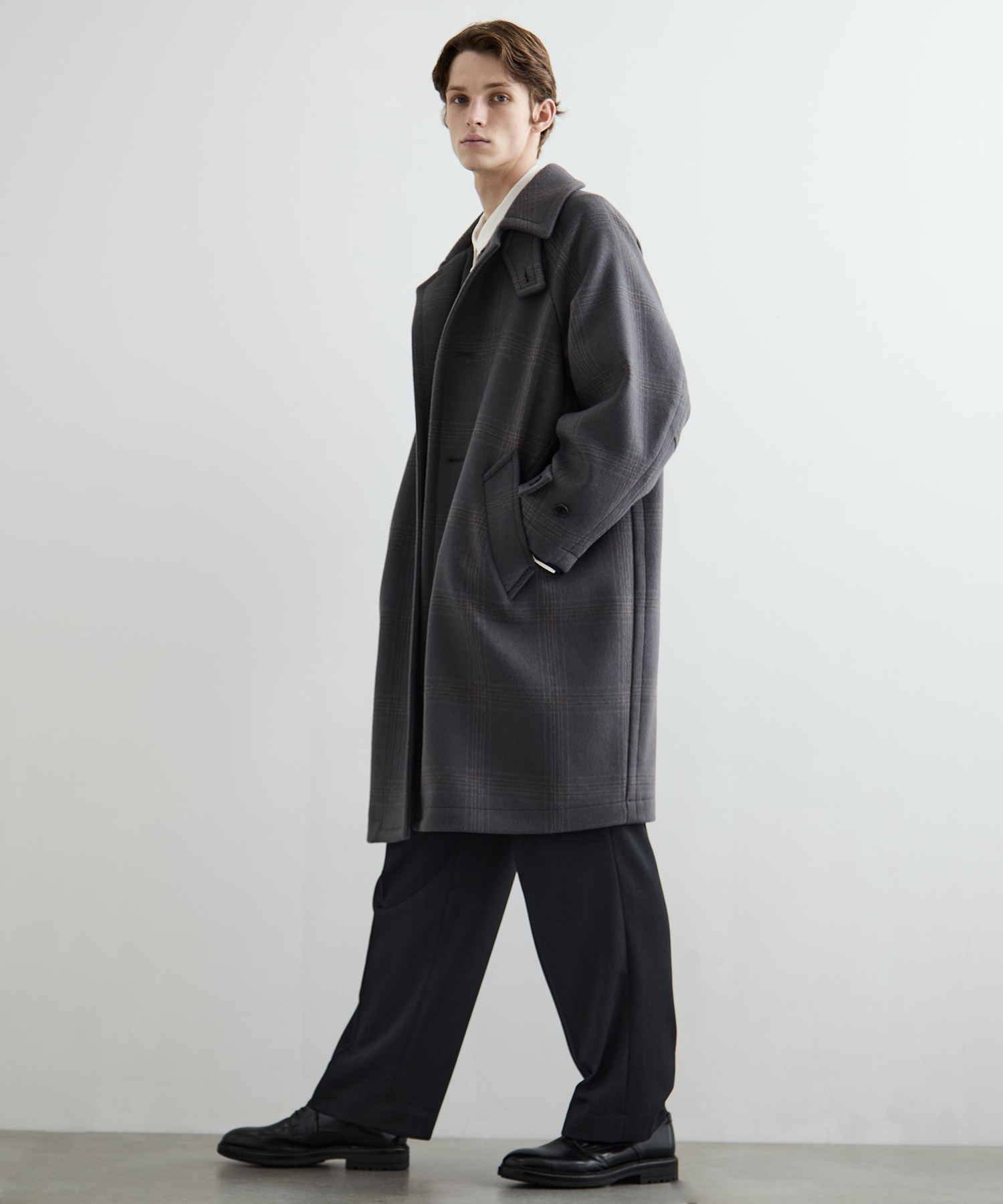 Super140s メルトンバルカラーコート