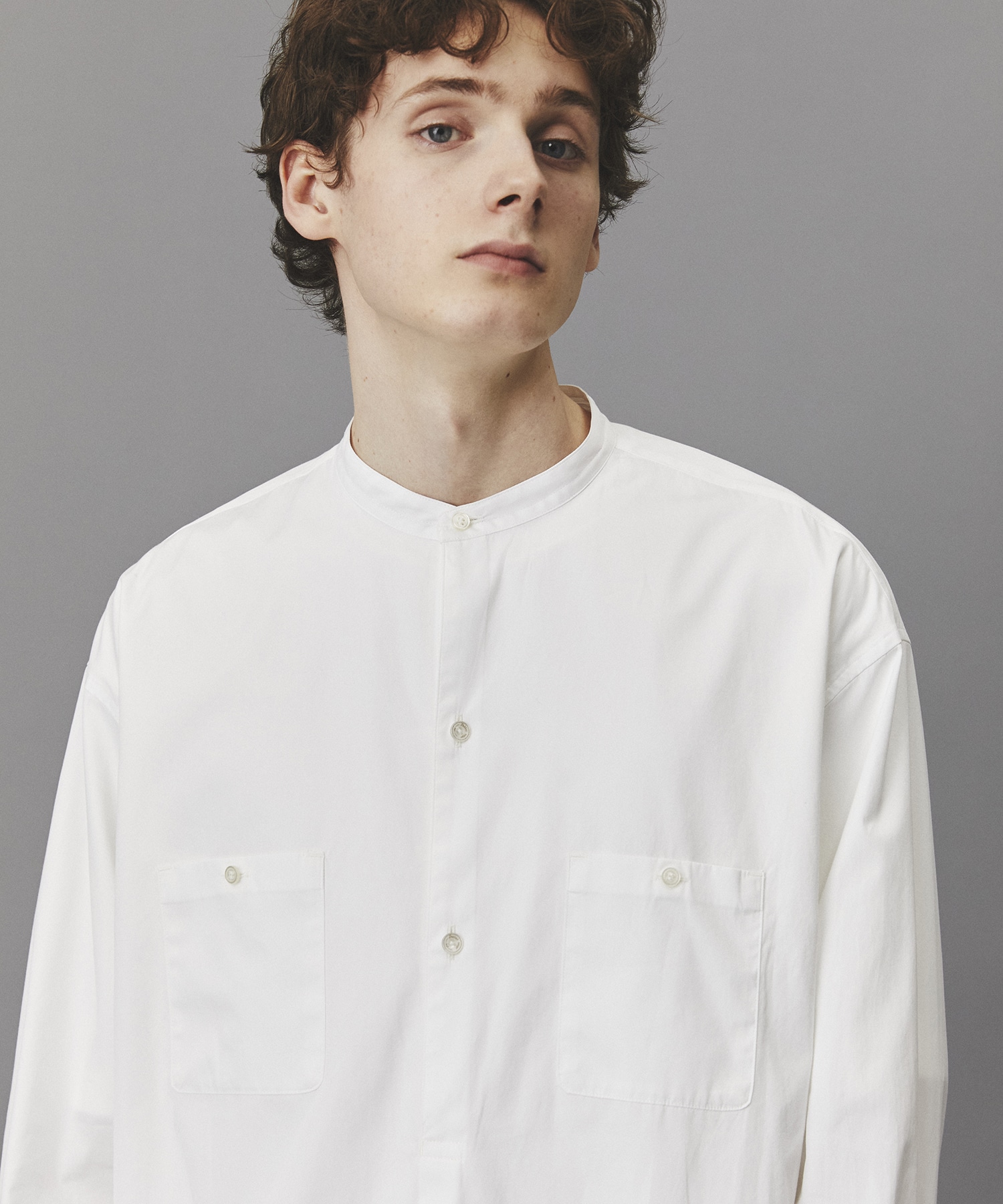 Suvin Giza Band Skipper Shirts