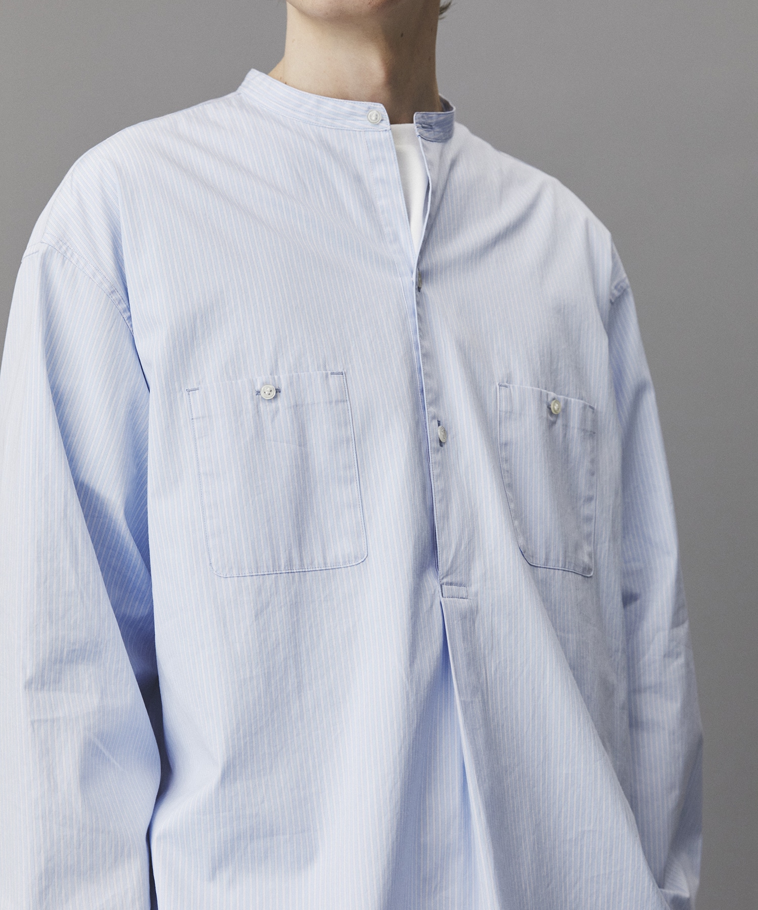 Suvin Giza Band Skipper Shirts