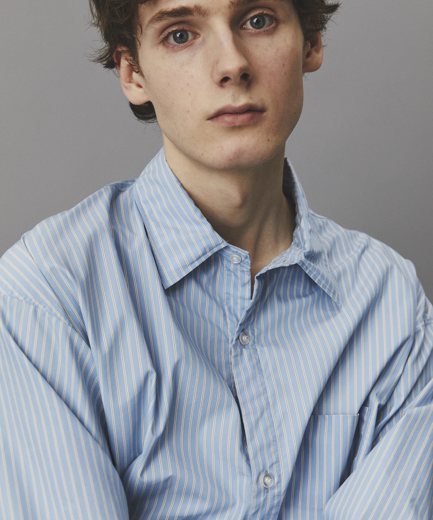 クリアコットンスムースシャツ