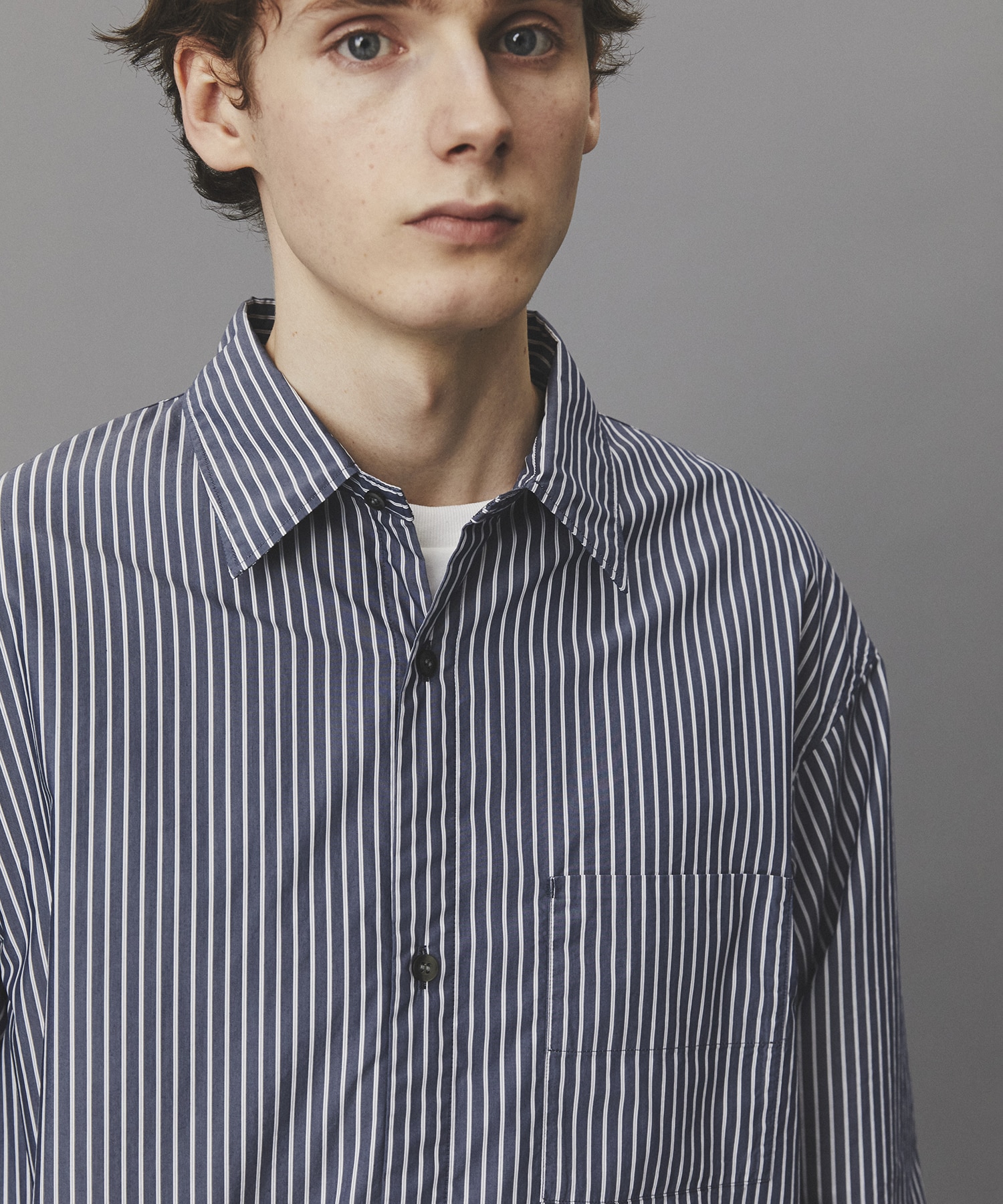 クリアコットンスムースシャツ