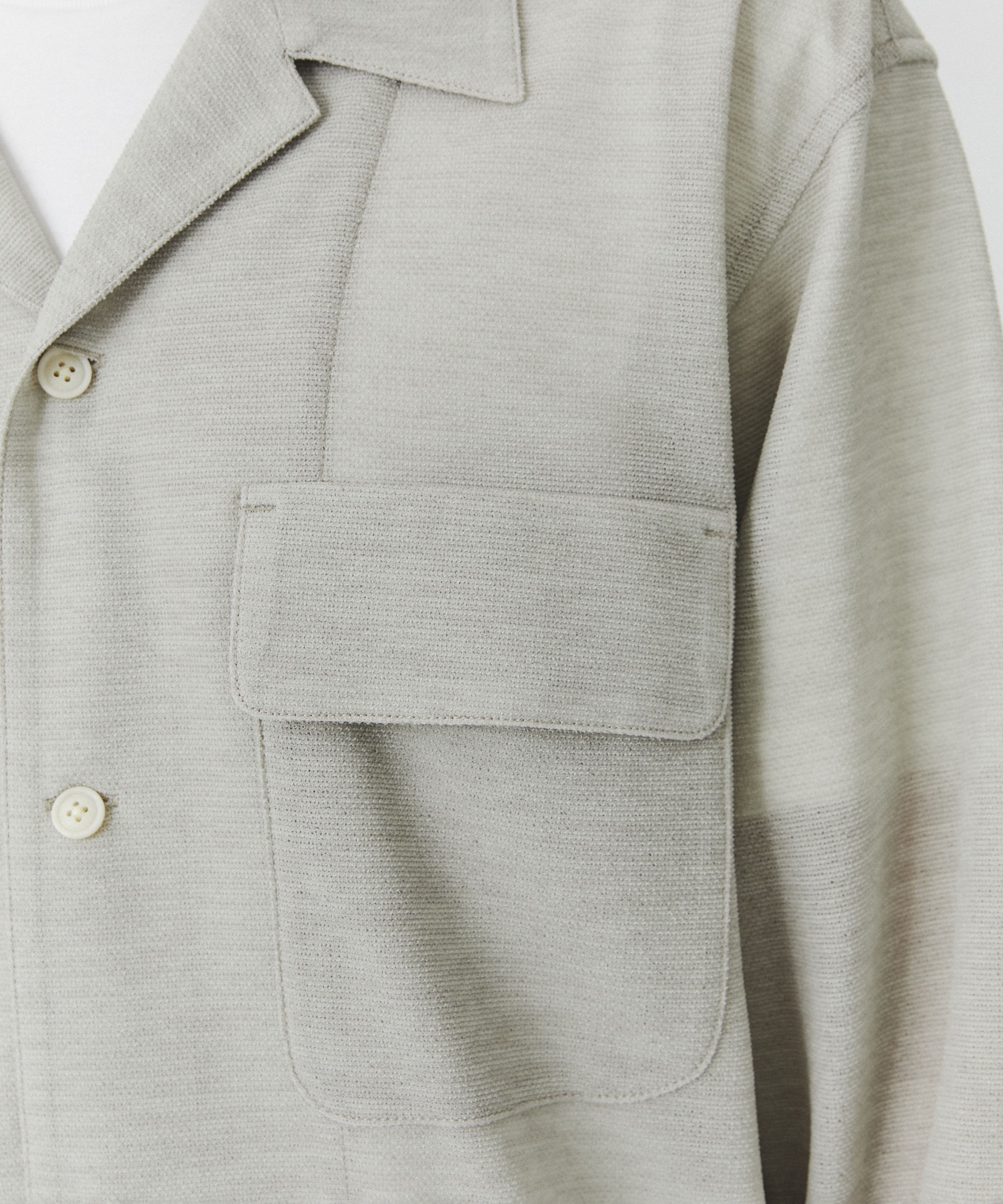 リネンライクリラックスCPOシャツ