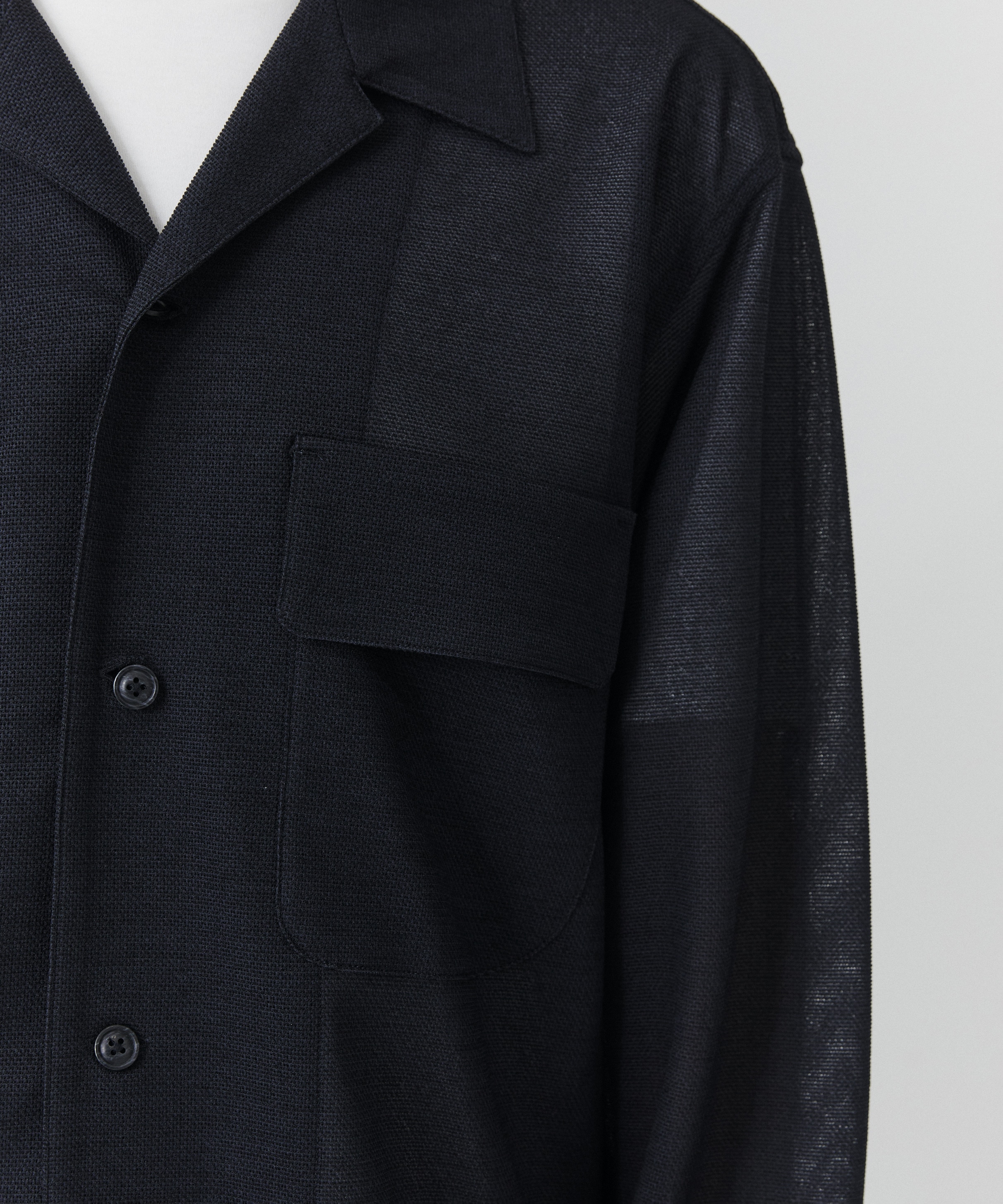 リネンライクリラックスCPOシャツ