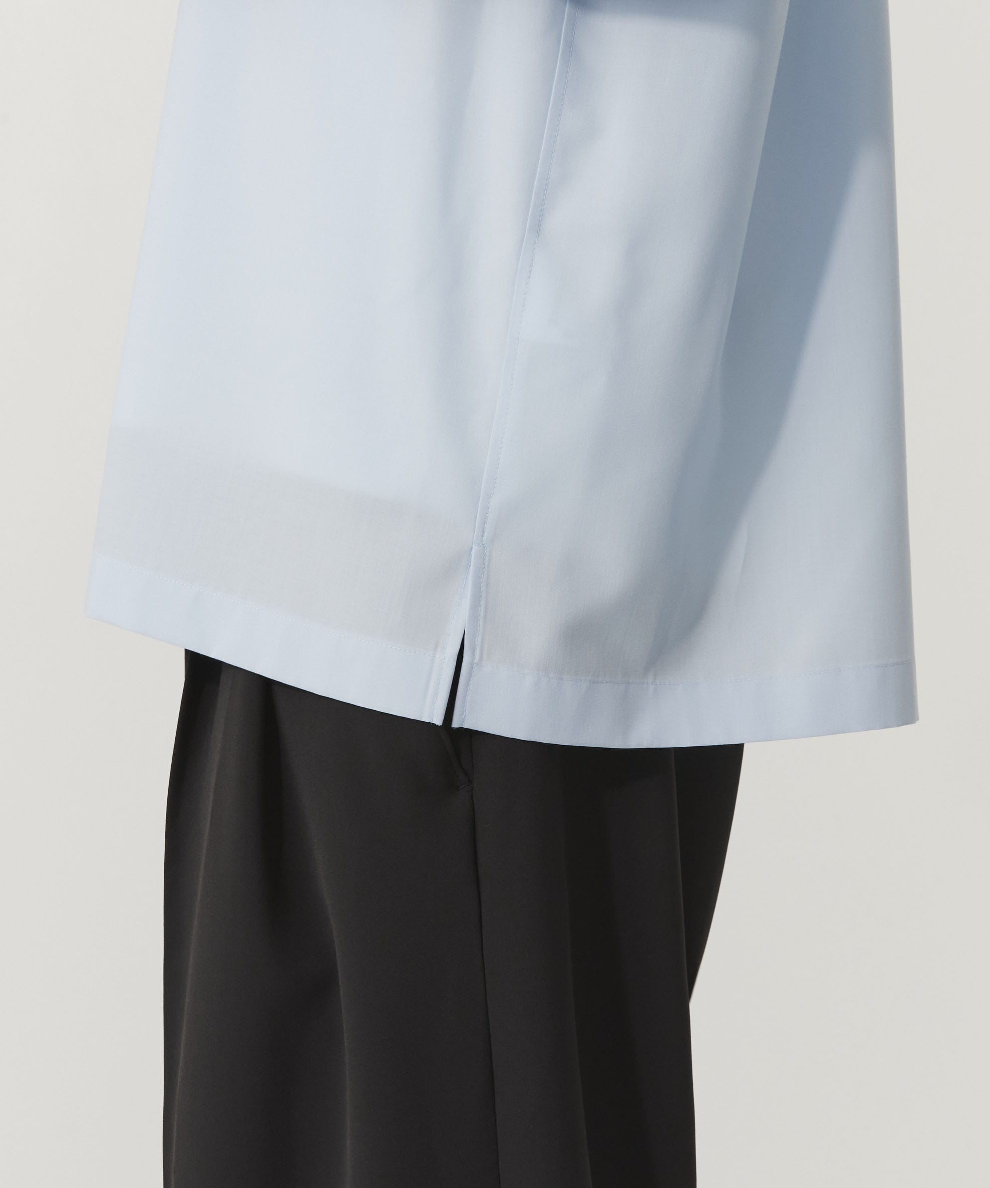 シルキータッチオープンカラーシャツ